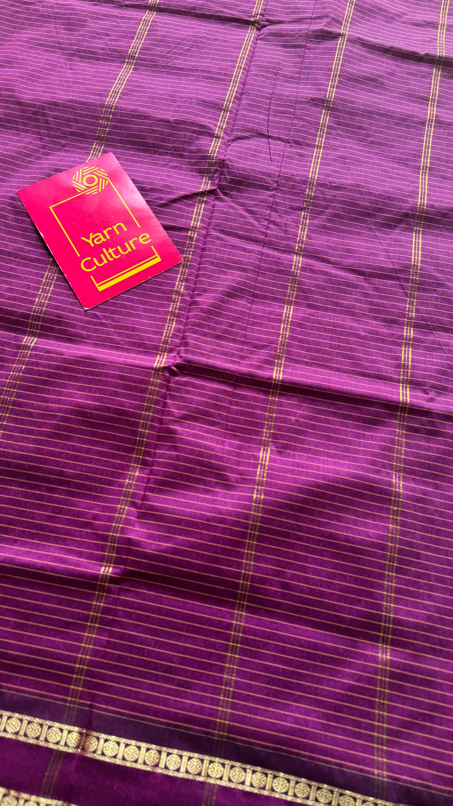 Wine, arani checks, cotton silk - YCCOTNOCAR09