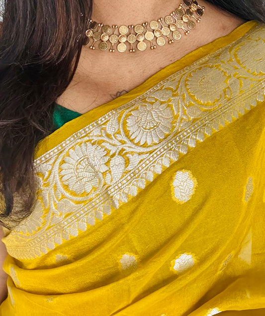 3 layer lakshmi coin necklace with earrings - YCGPNP468