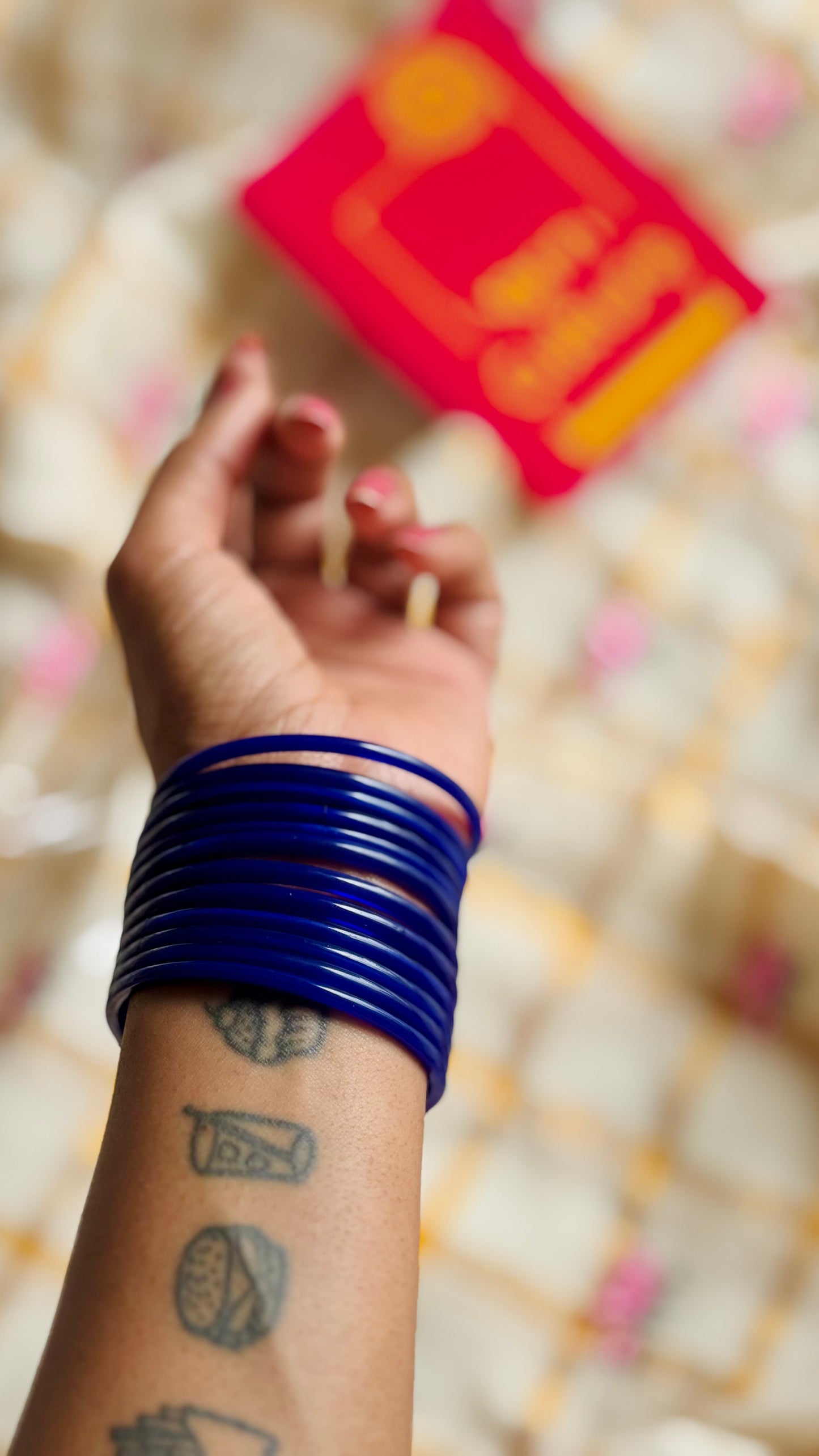 Glass Bangles, set of 12 colours, each comes as a set of 12 units, total 144 bangles in a set - YCBANGL01