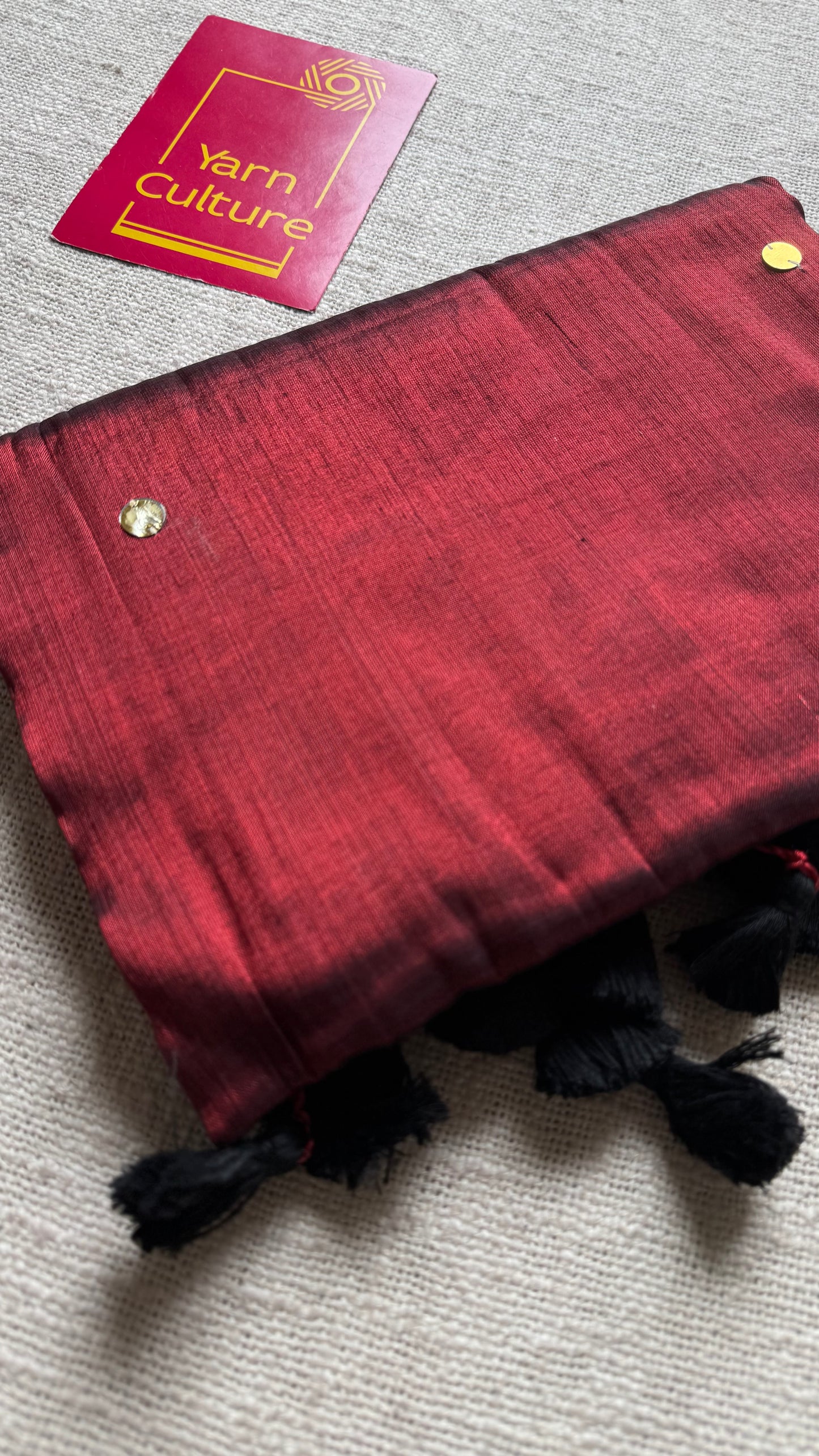 Maroon, gold sequins, soft mul tissue - YCBCFEMCM31