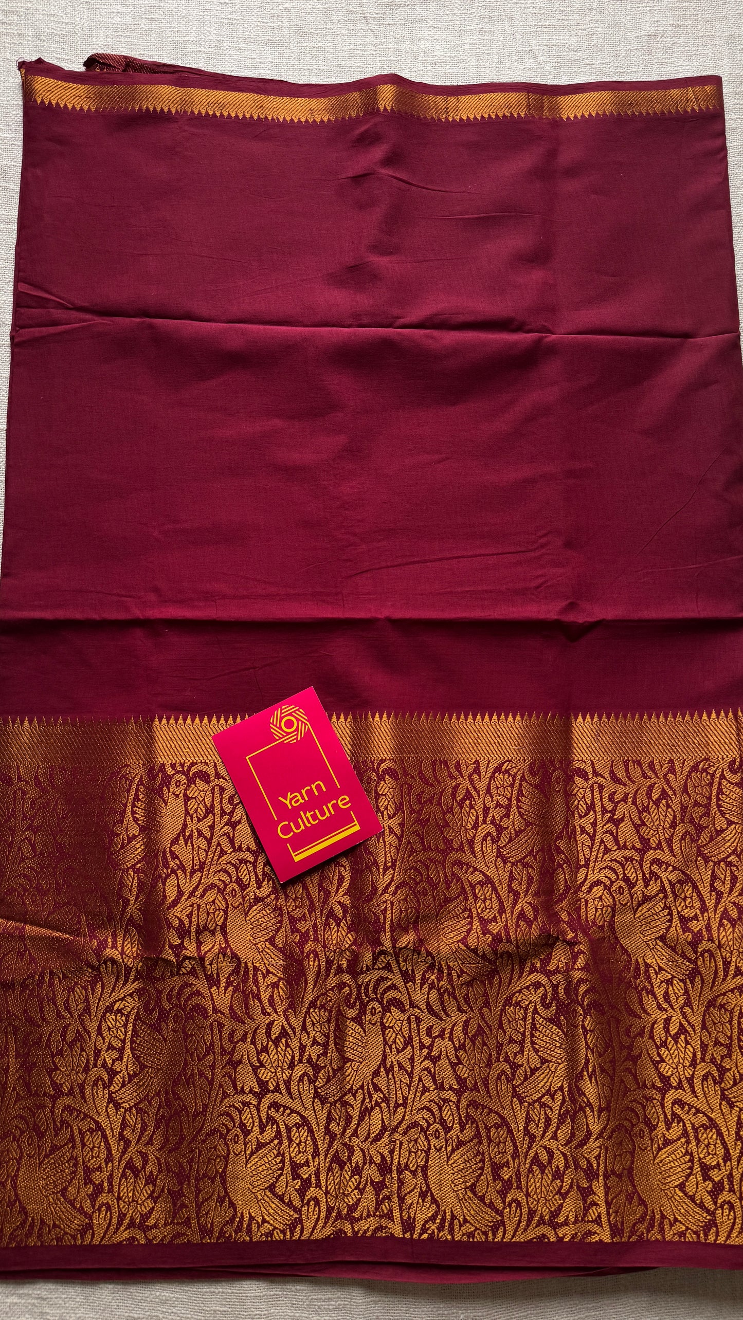 Maroon Vanasringaram - Madurai Soft Cotton - YCMCBB09