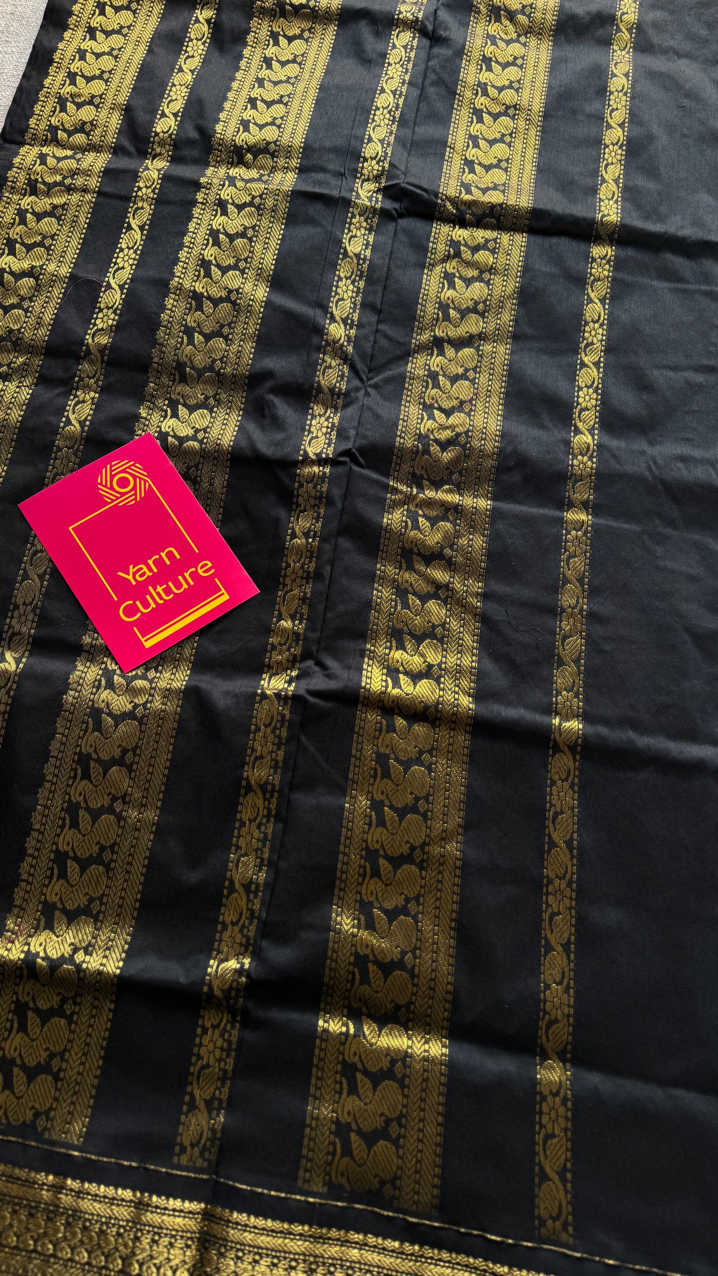 Red with black, cotton silk - YCCOTNOCKCS16