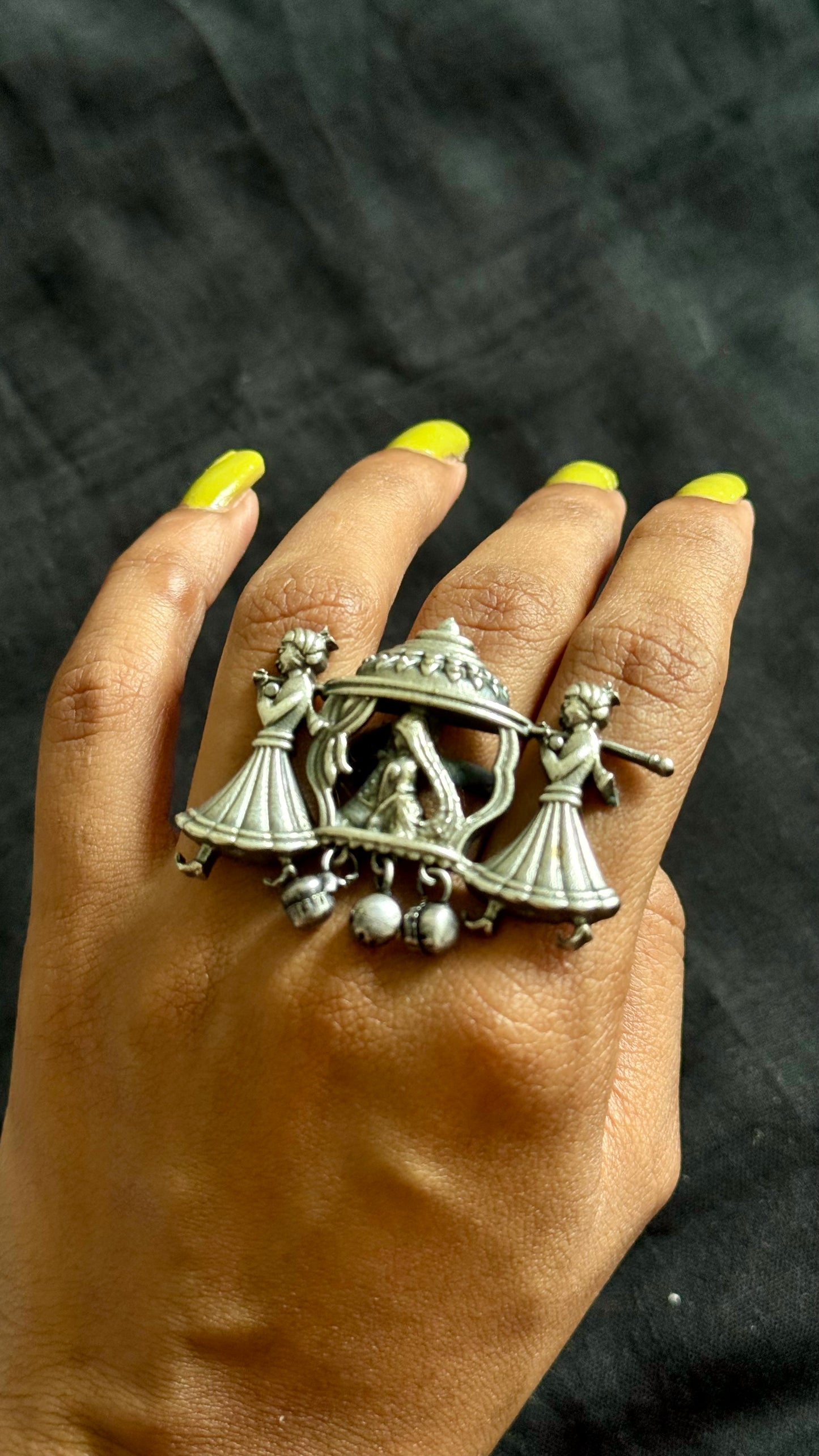 Adjustable ring, bridal doli - YCOSFR157