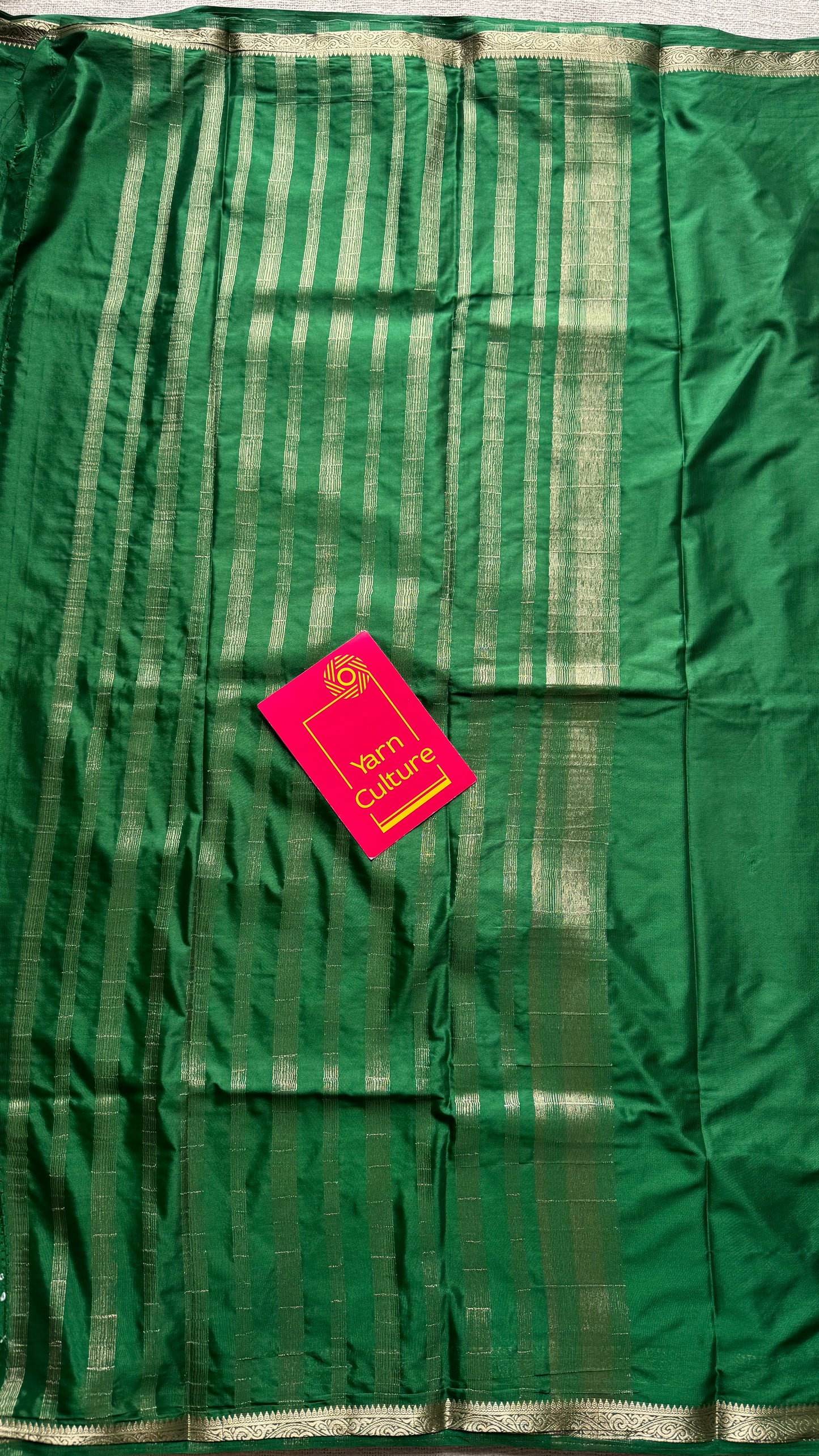 Dark green, Mysore semi-silk - YCDESE19