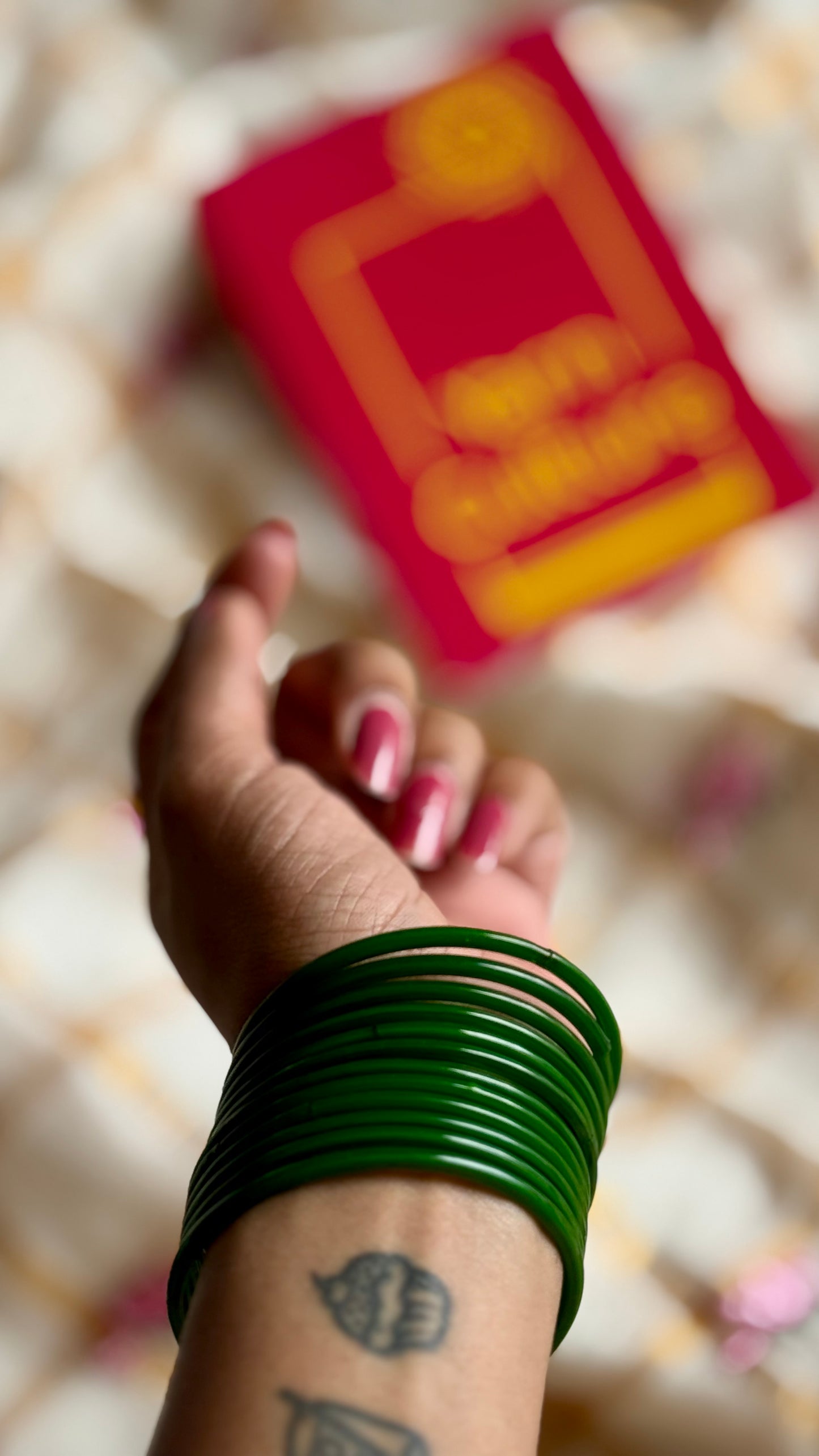 Glass Bangles, set of 12 colours, each comes as a set of 12 units, total 144 bangles in a set - YCBANGL01