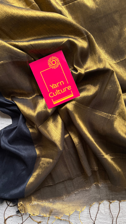 Antique gold with black border, mul tissue YCBCMT02