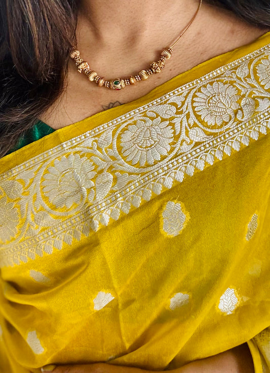 Multi-colour stones, ball pendant necklace - YCGPNP470