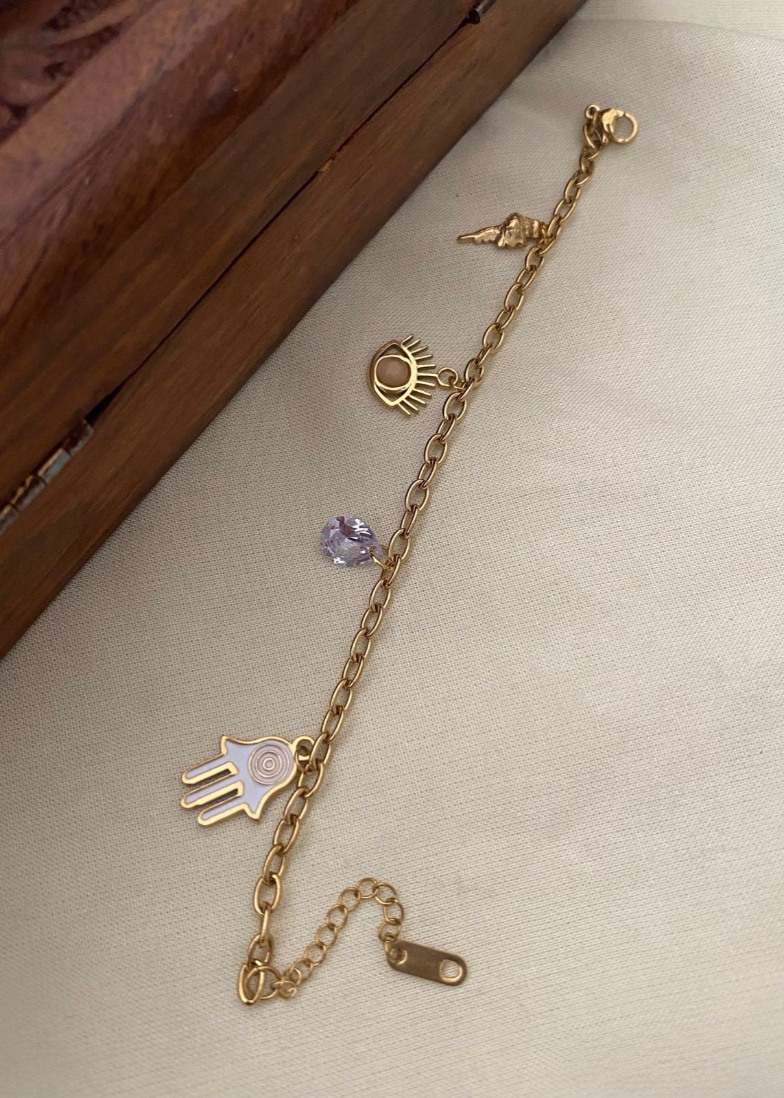 Multicolour charms bracelet - YCGPBR04