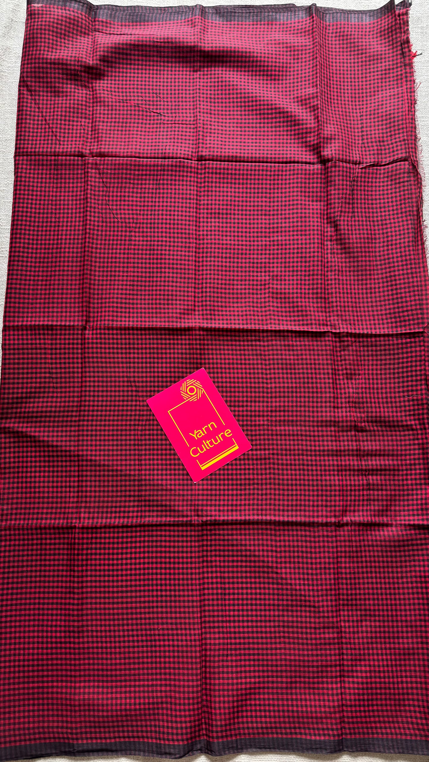 Maroon and black mul, micro checks - YCBCMCLSE20