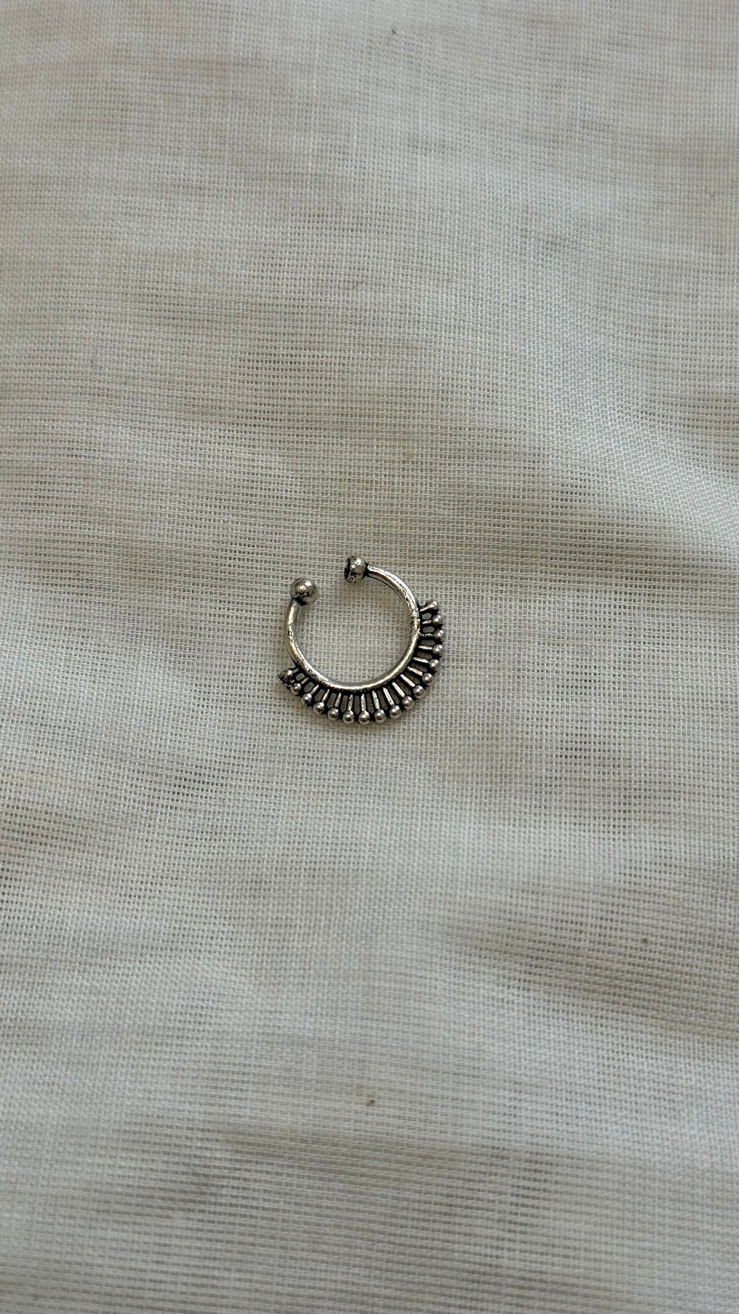Septum nosering, clip-on (non pierced) - YCOSNPSR318