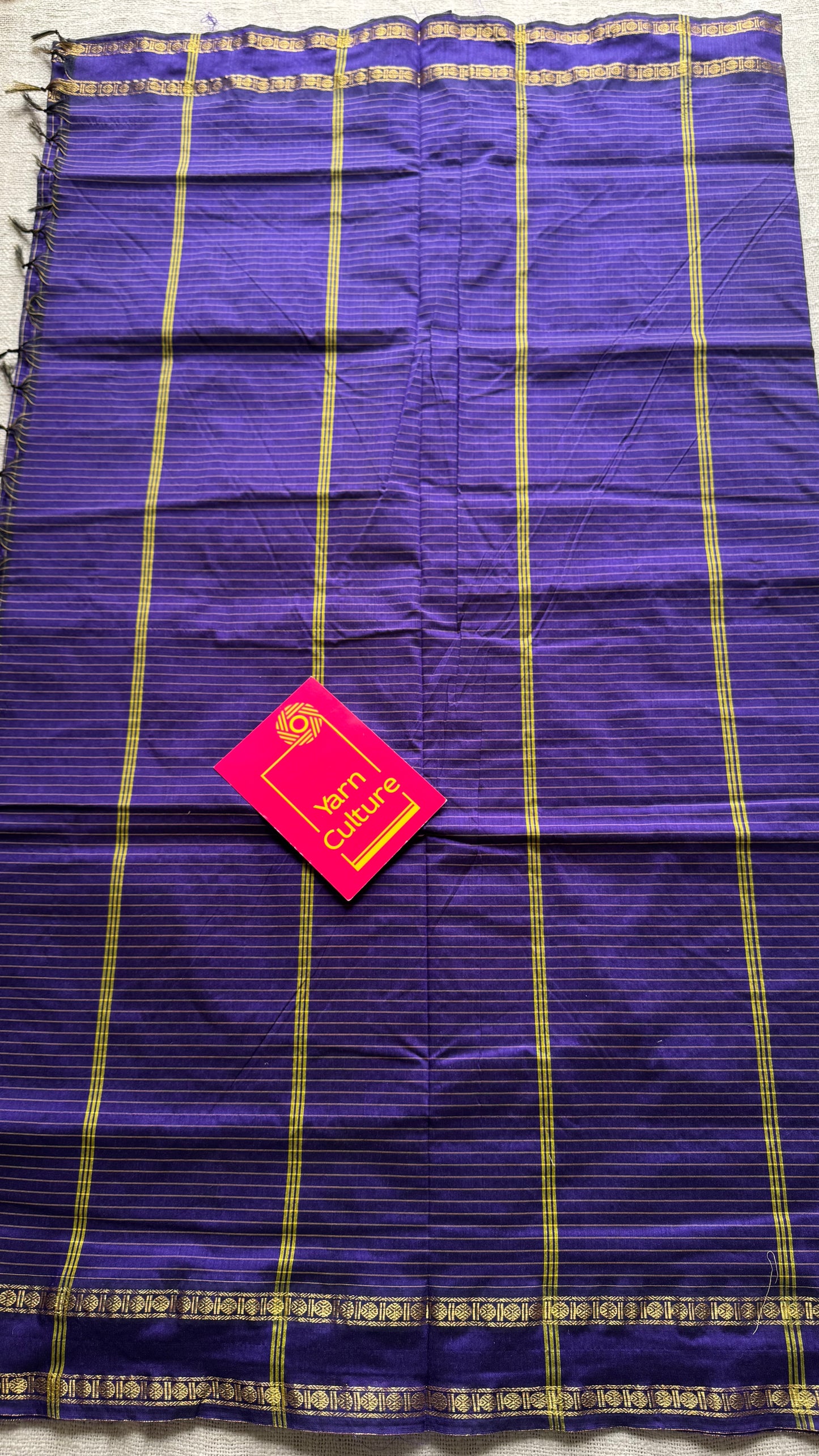 Violet, arani checks, cotton silk - YCCOTNJUAR01