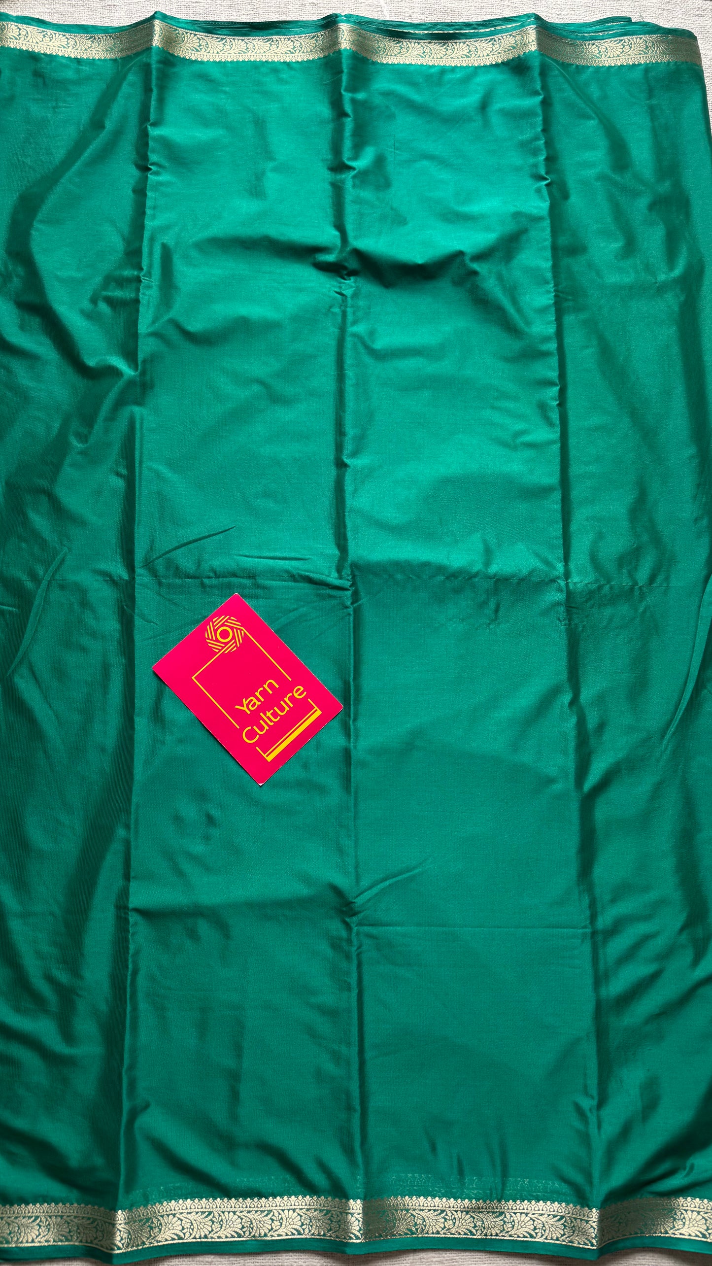 Jade green, Mysore semi-silk - YCDESE17