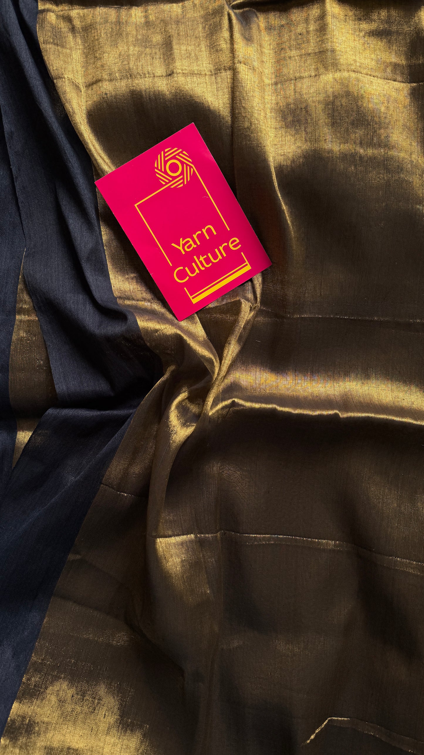 Antique gold with black border, mul tissue YCBCMT02