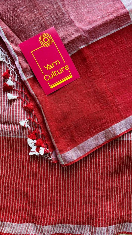 Red Colourblocks - Linen