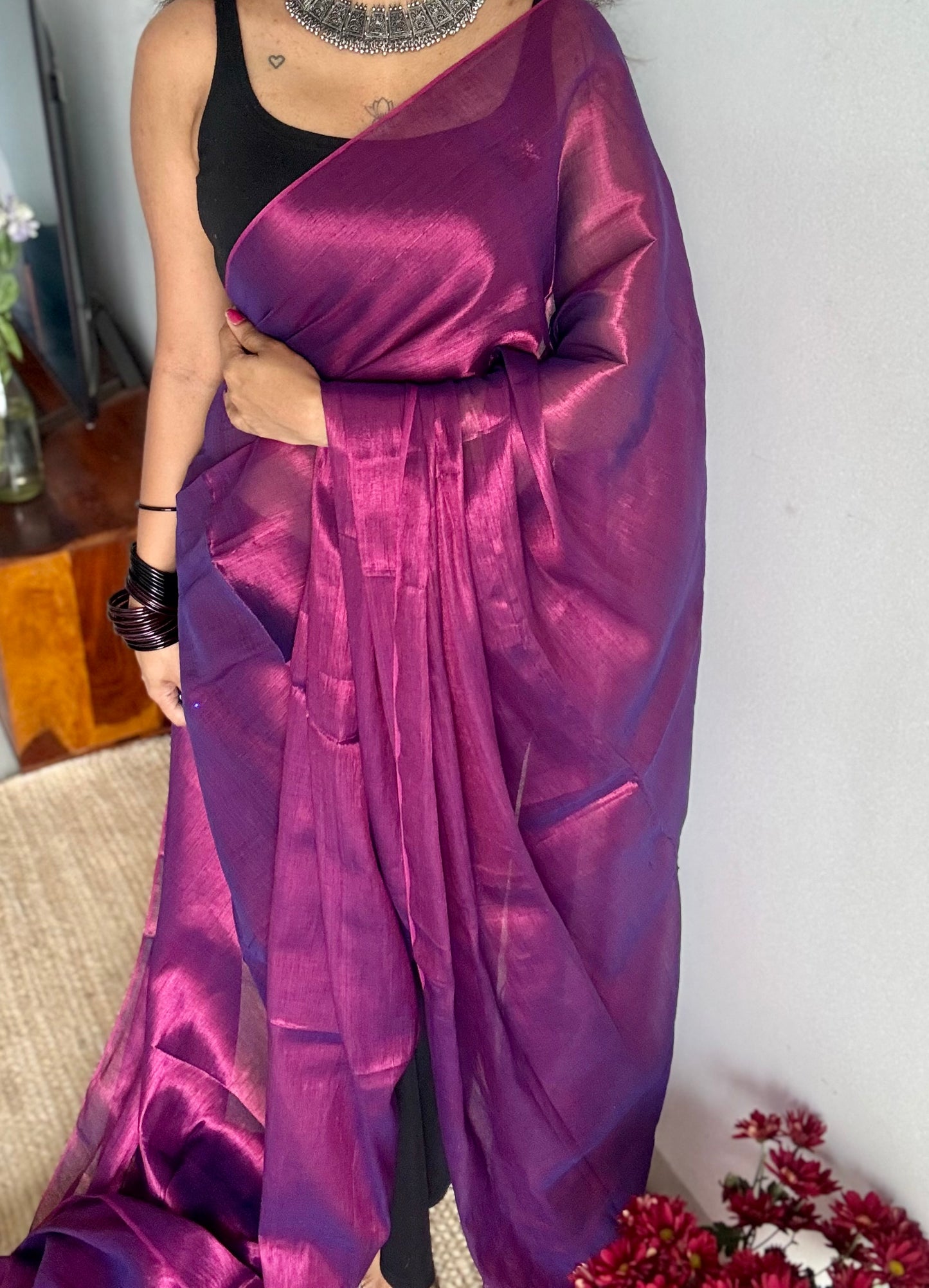 Dark pink dual tone mul tissue - YCBCMCLSE62
