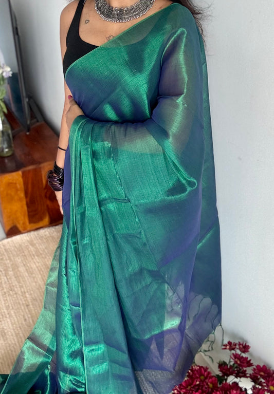 Peacock dual tone coloured mul tissue - YCBCMCLSE61