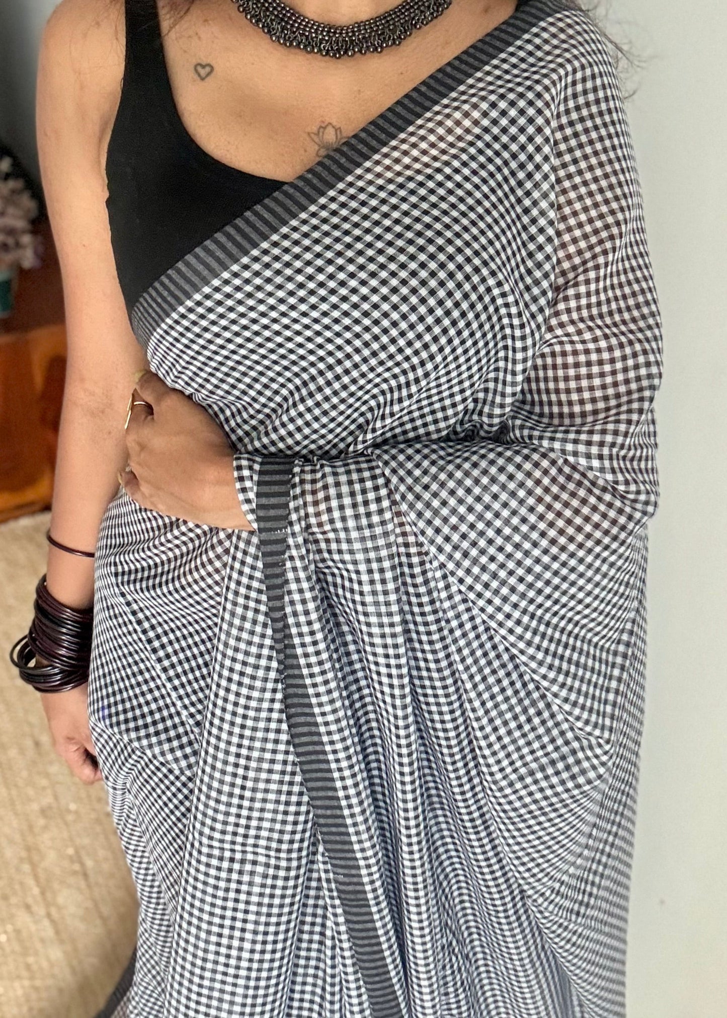 Black and white mul, micro checks - YCBCMCLSE15