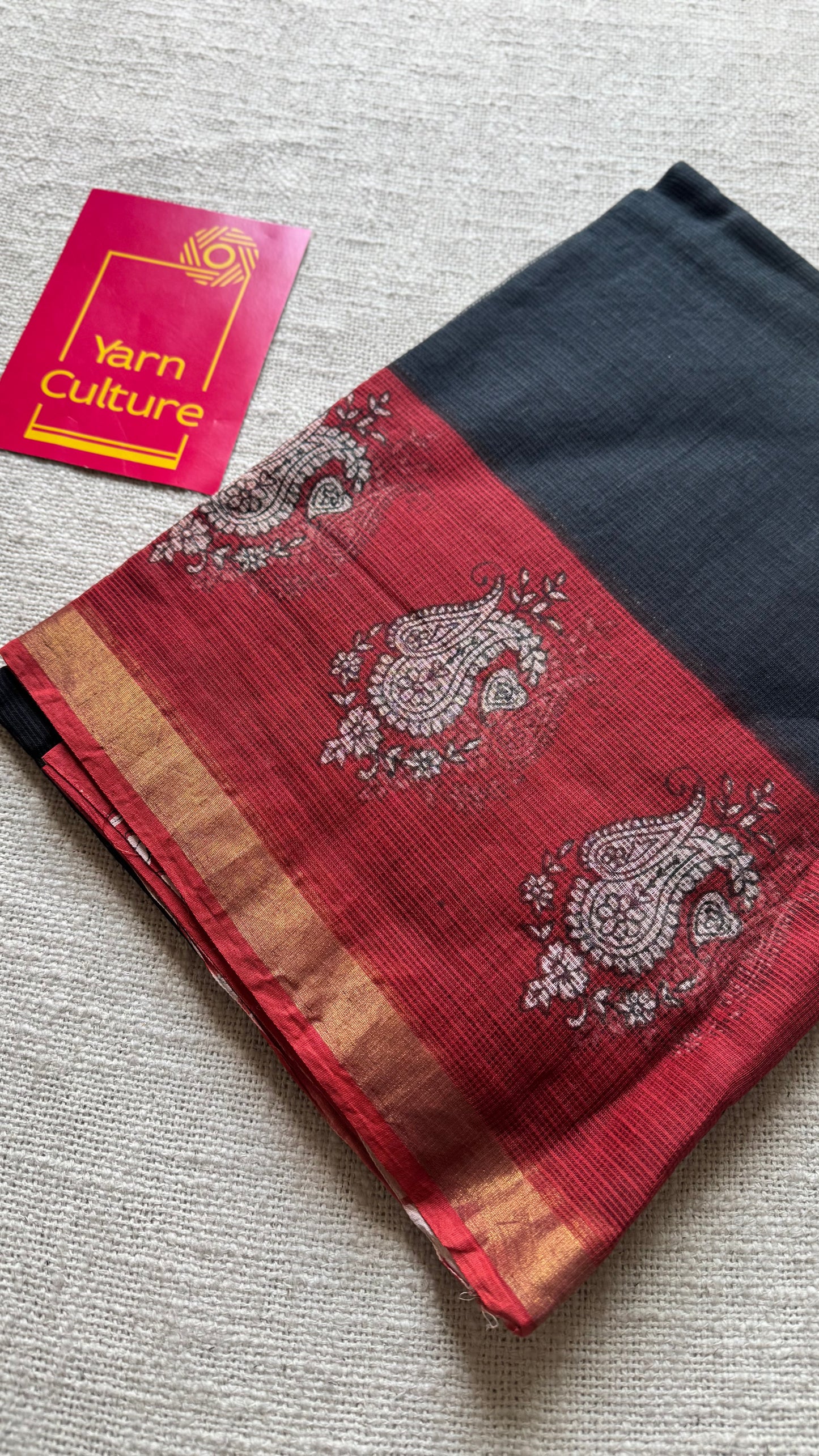 Noorja, Kota Doria with zari border - YCTOROCBP73