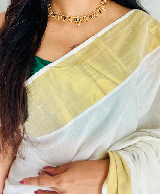 Curved black palakka (pulinagam) with floral pendant neckpiece, with earrings - YCGPNP762