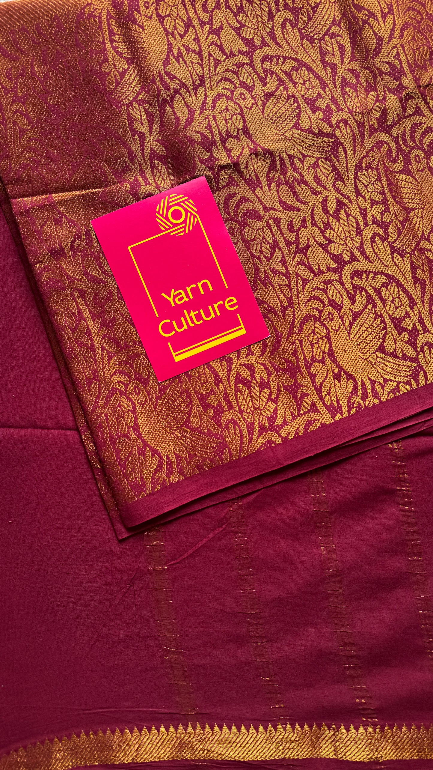 Maroon Vanasringaram - Madurai Soft Cotton - YCMCBB09