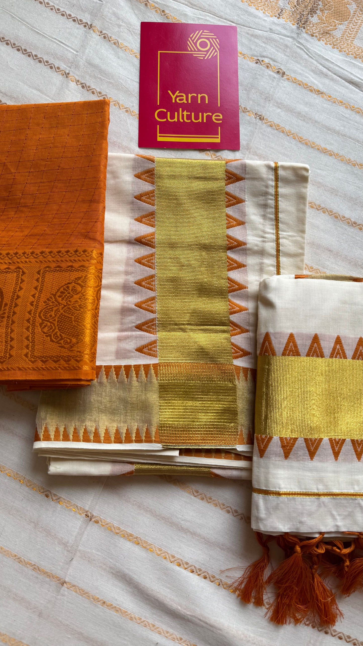 Set mund, orange temple border - YCIEON139