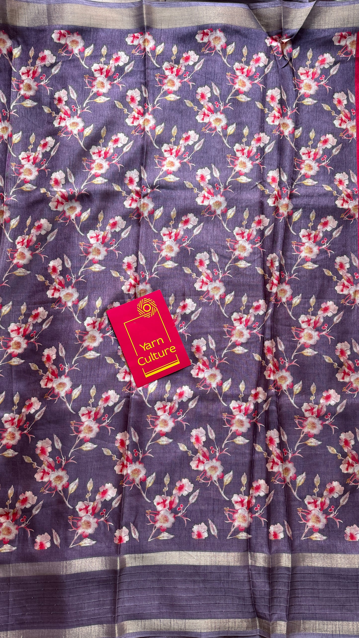 Lilac Floral Prints - Semi-Crepe