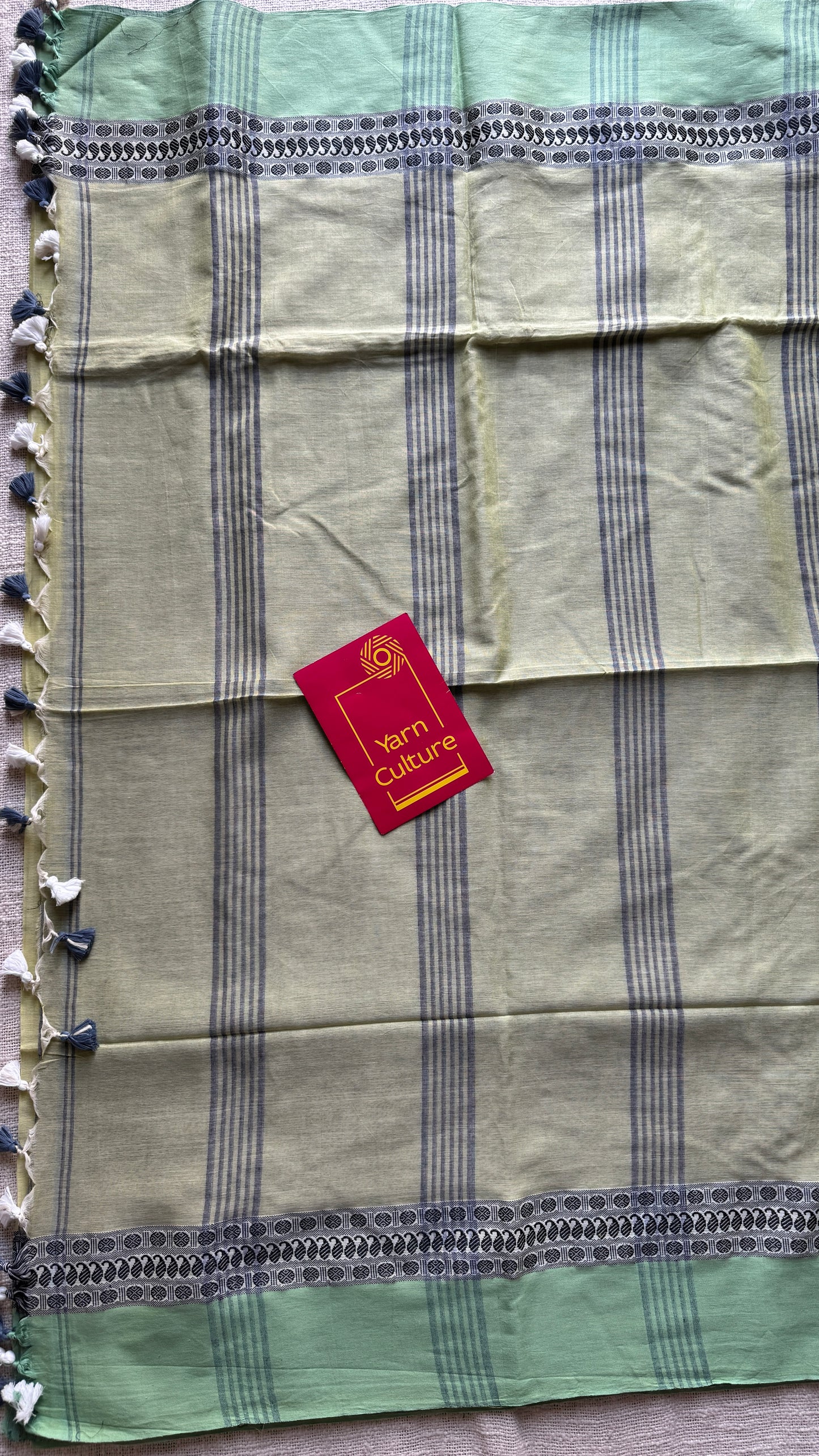 Leafy Whisper - Phulia Handwoven Soft Cotton YCBCFC04