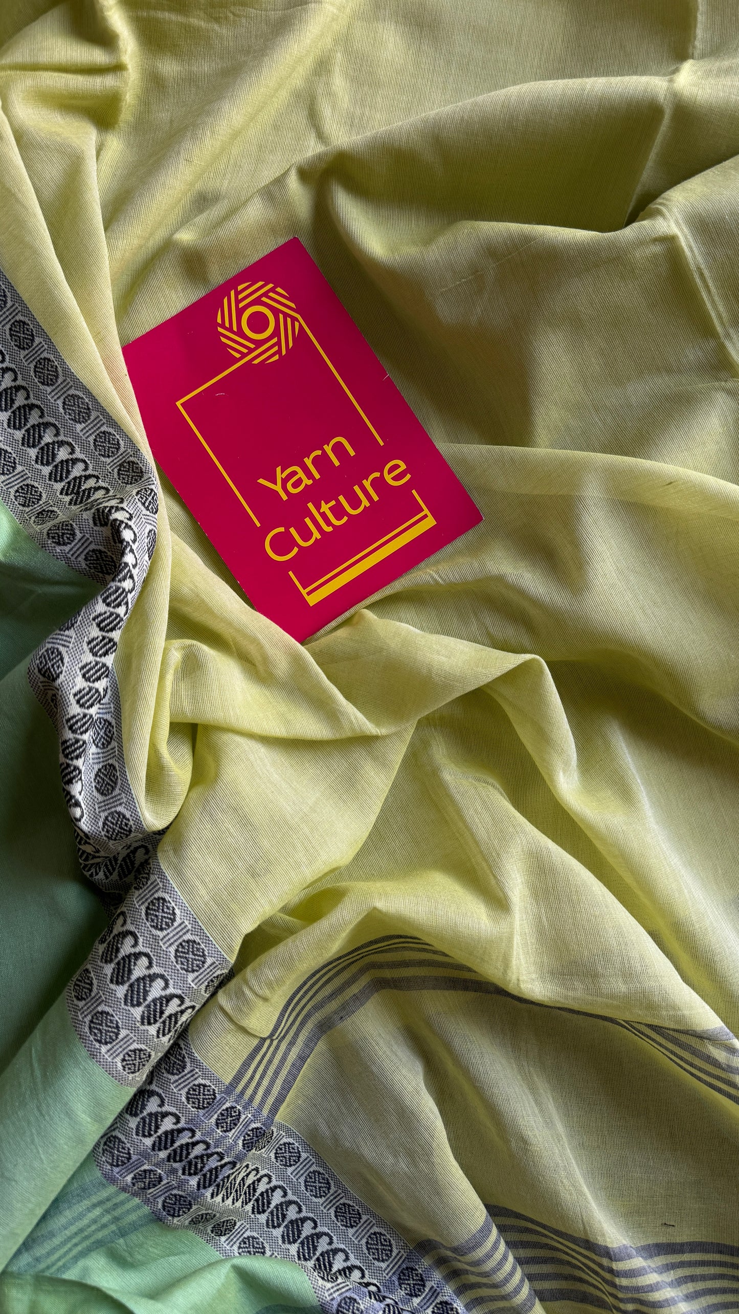 Leafy Whisper - Phulia Handwoven Soft Cotton YCBCFC04