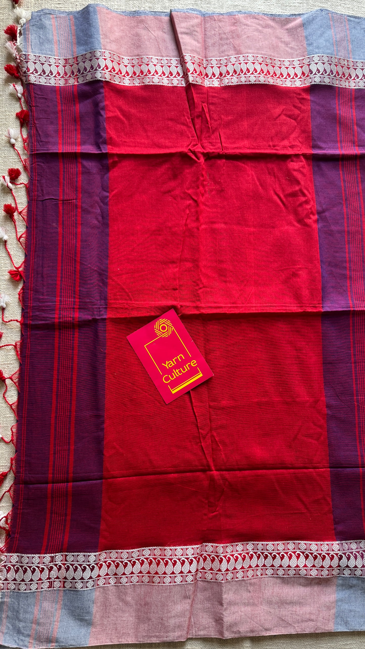 Purple Flame - Phulia Handwoven Soft Cotton YCBCFC13