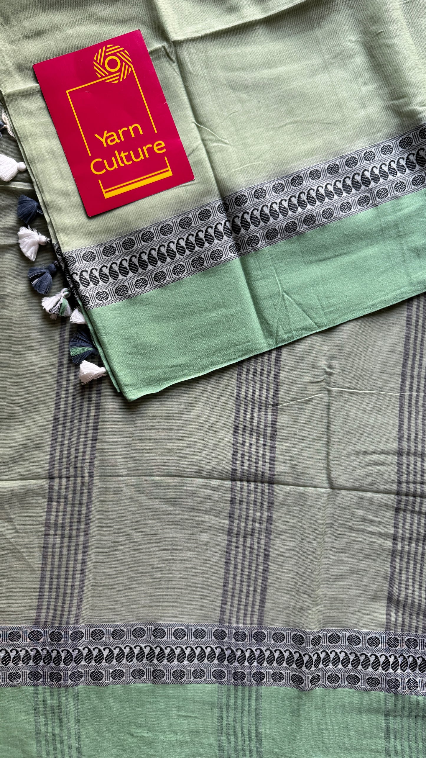 Whispers of Sage - Phulia Handwoven Soft Cotton YCBCFC14