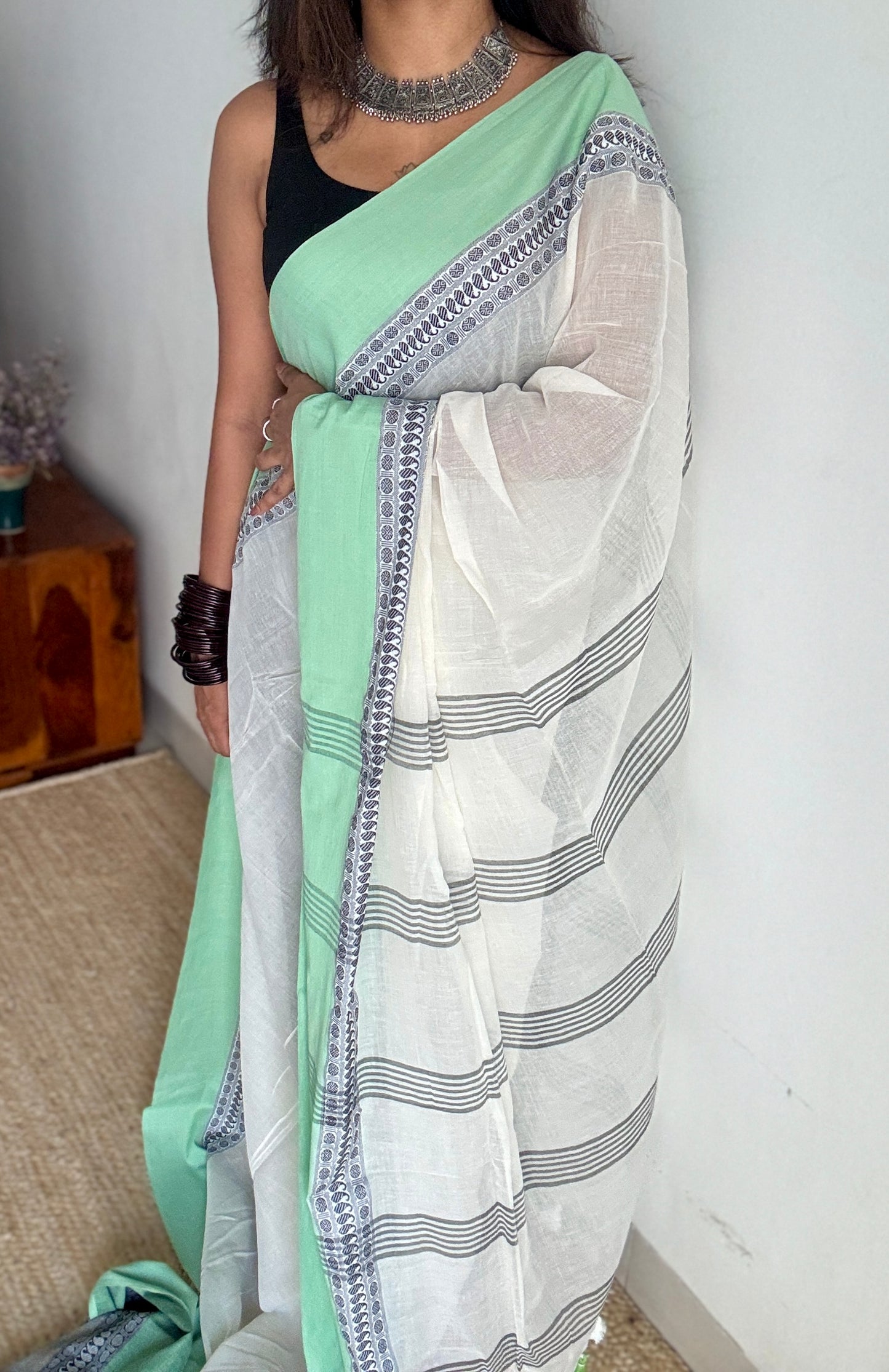 Subtle Serenity - Phulia Handwoven Soft Cotton YCBCFC07