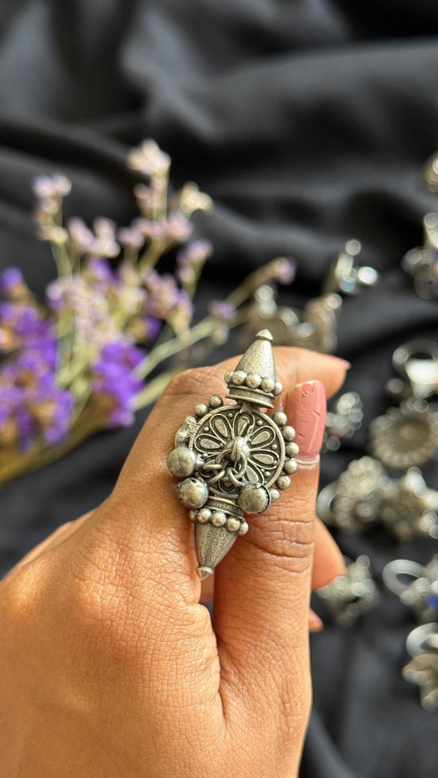 Adjustable ring - ghungroo