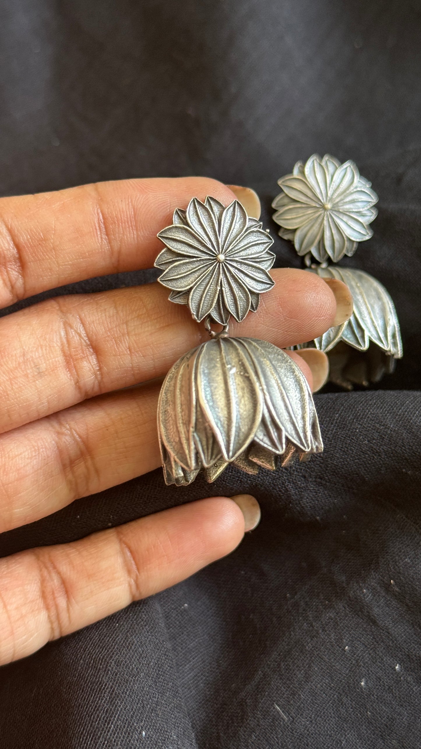 Lotus Jhumka - YCOSEJ241