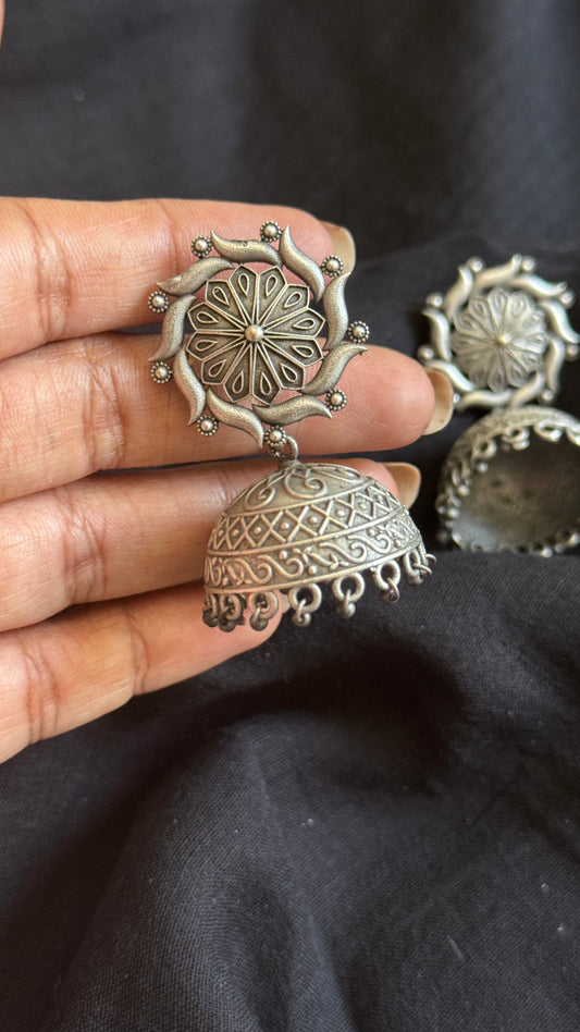 Floral Jhumka