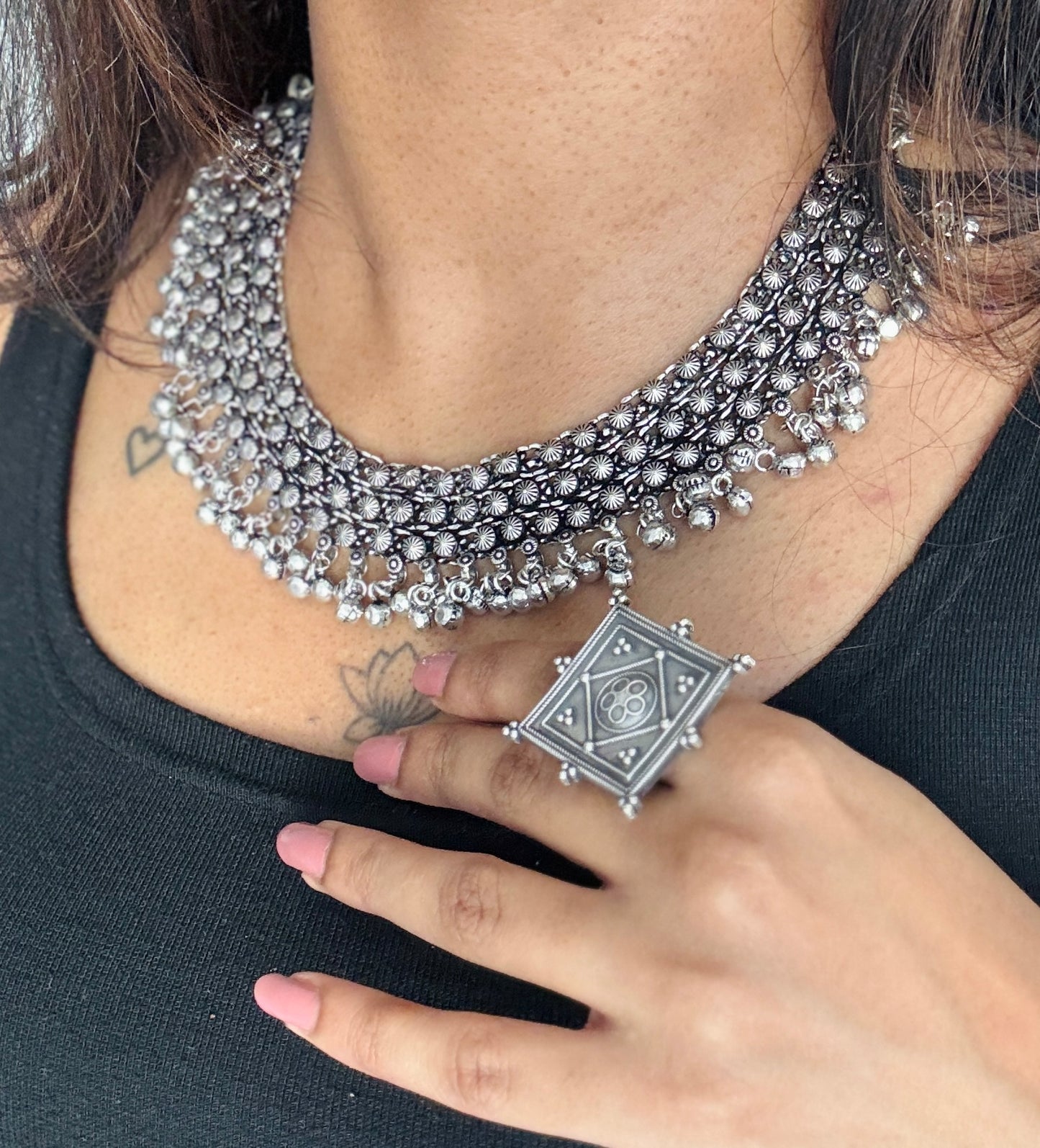 Gungroo necklace - choker type