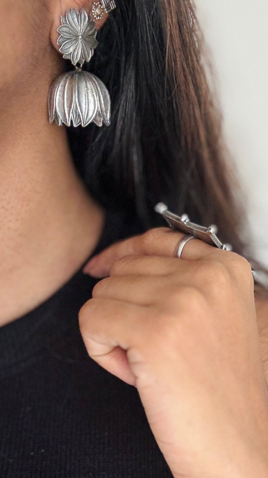 Lotus Jhumka - YCOSEJ241
