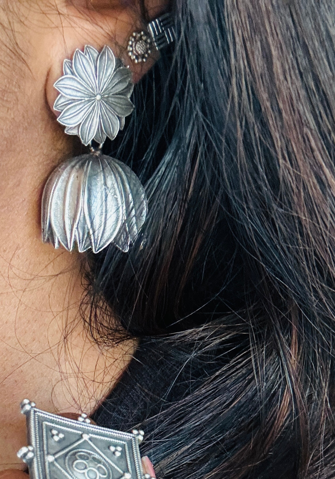 Lotus Jhumka - YCOSEJ241