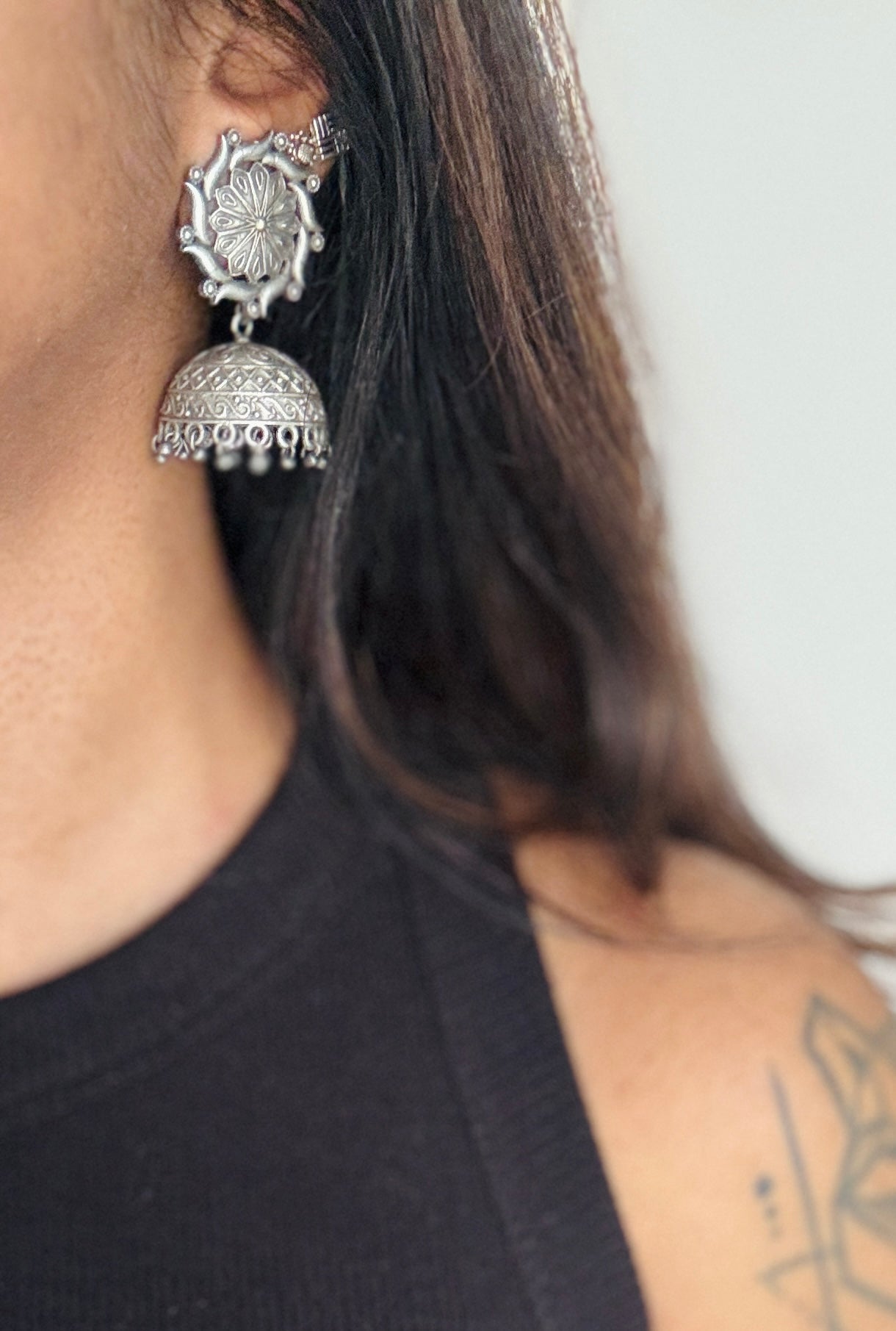 Floral Jhumka