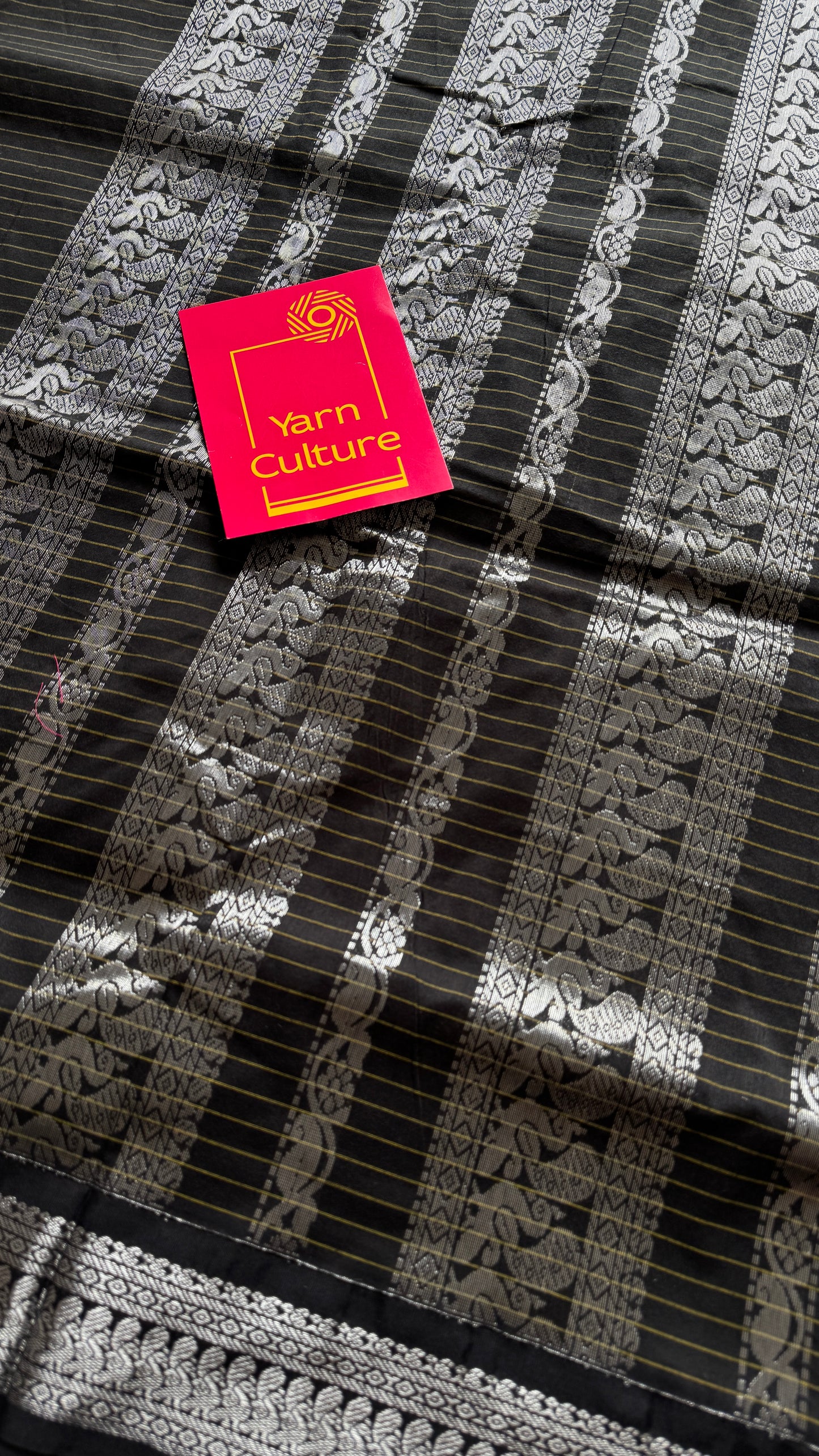Carmine Pink - Black, Checks - Kalyani Cotton Silk - YCCOTNKCSC08