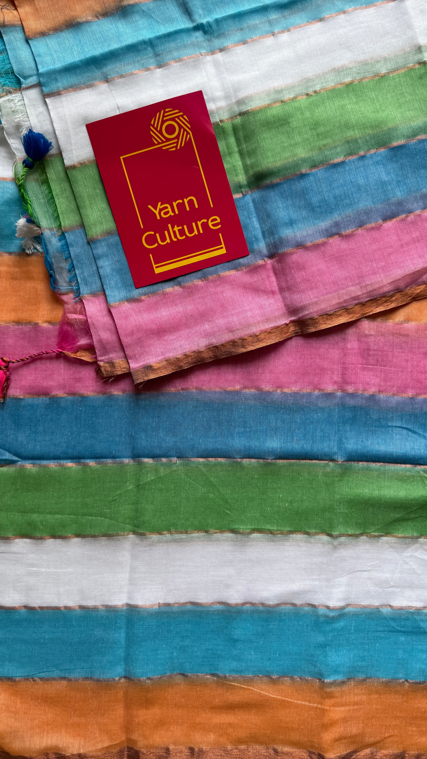 Fruit Whirl - Pastel colour block hues, mul cotton YCBCPMFW02