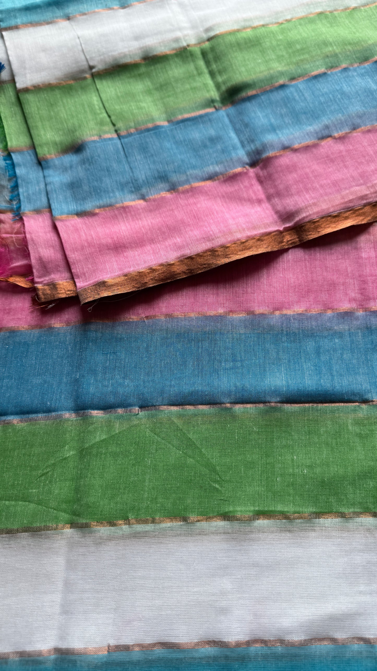 Fruit Whirl - Pastel colour block hues, mul cotton YCBCPMFW02