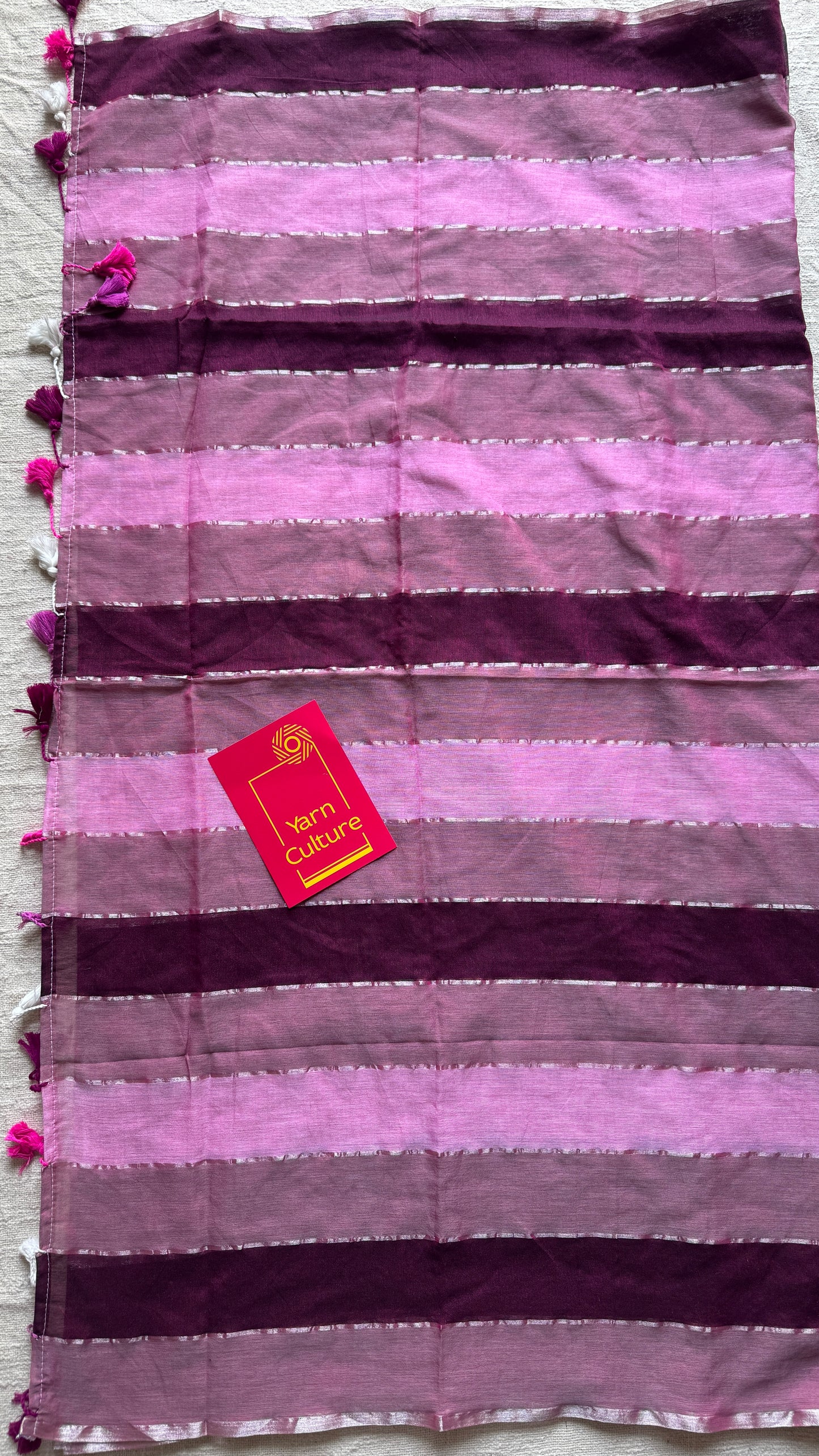 Raspberry Whirl - Pink and wine colour block hues, mul cotton