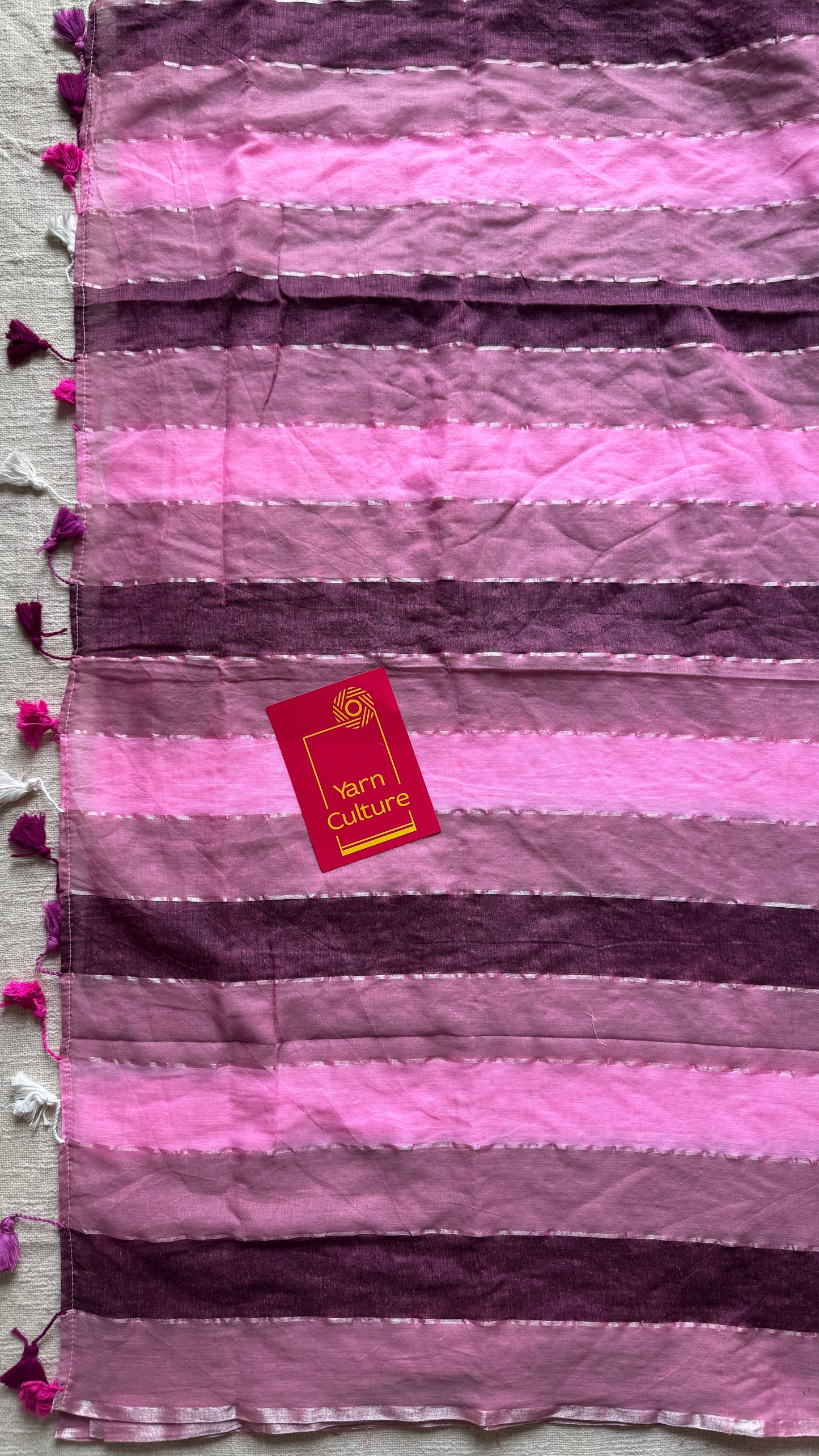 Raspberry Whirl (lighter) - Pink and wine colour block hues, mul cotton
