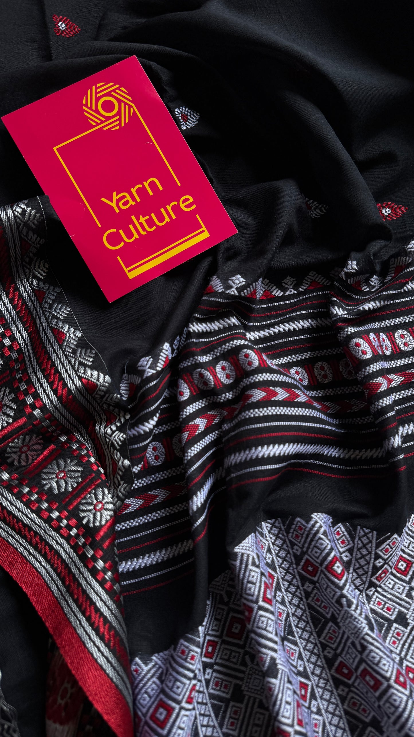 Banshori (বাঁশৰী) – Flute, evoking harmony and melody in the balance of colors, soft cotton - YCHOTEA02