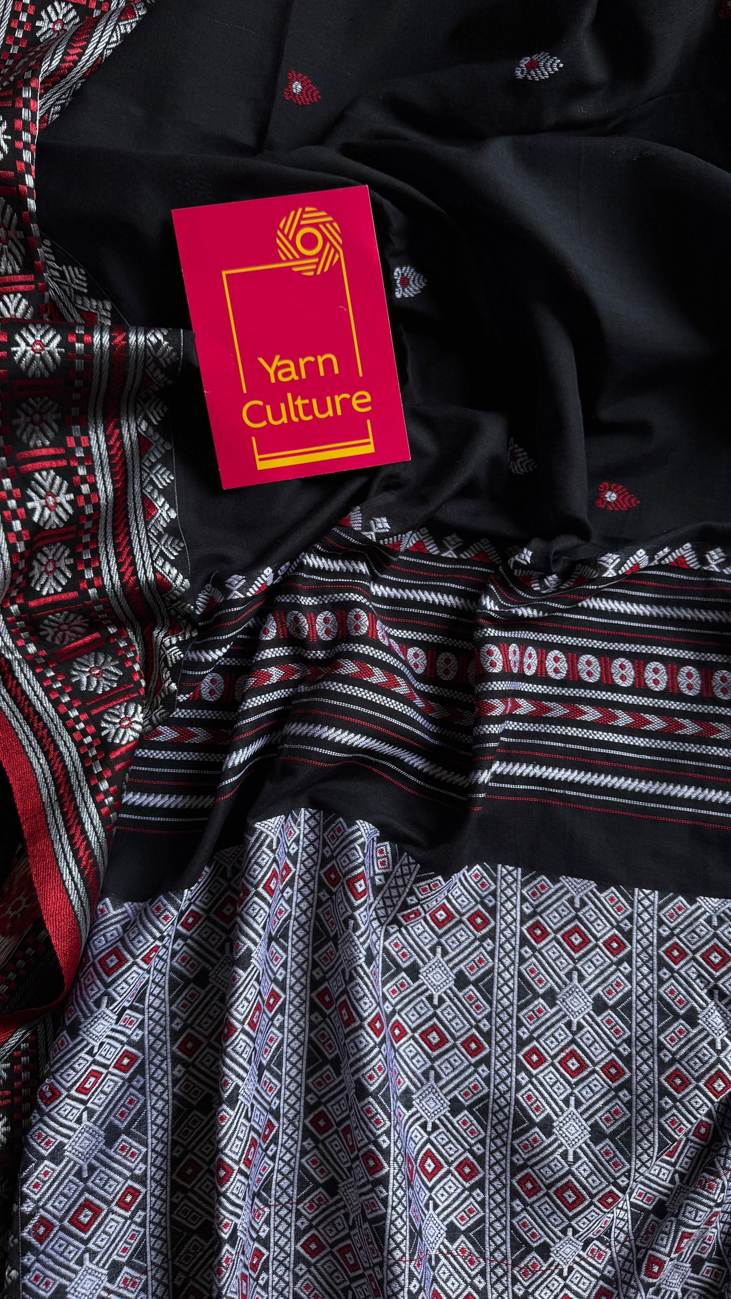 Banshori (বাঁশৰী) – Flute, evoking harmony and melody in the balance of colors, soft cotton - YCHOTEA02