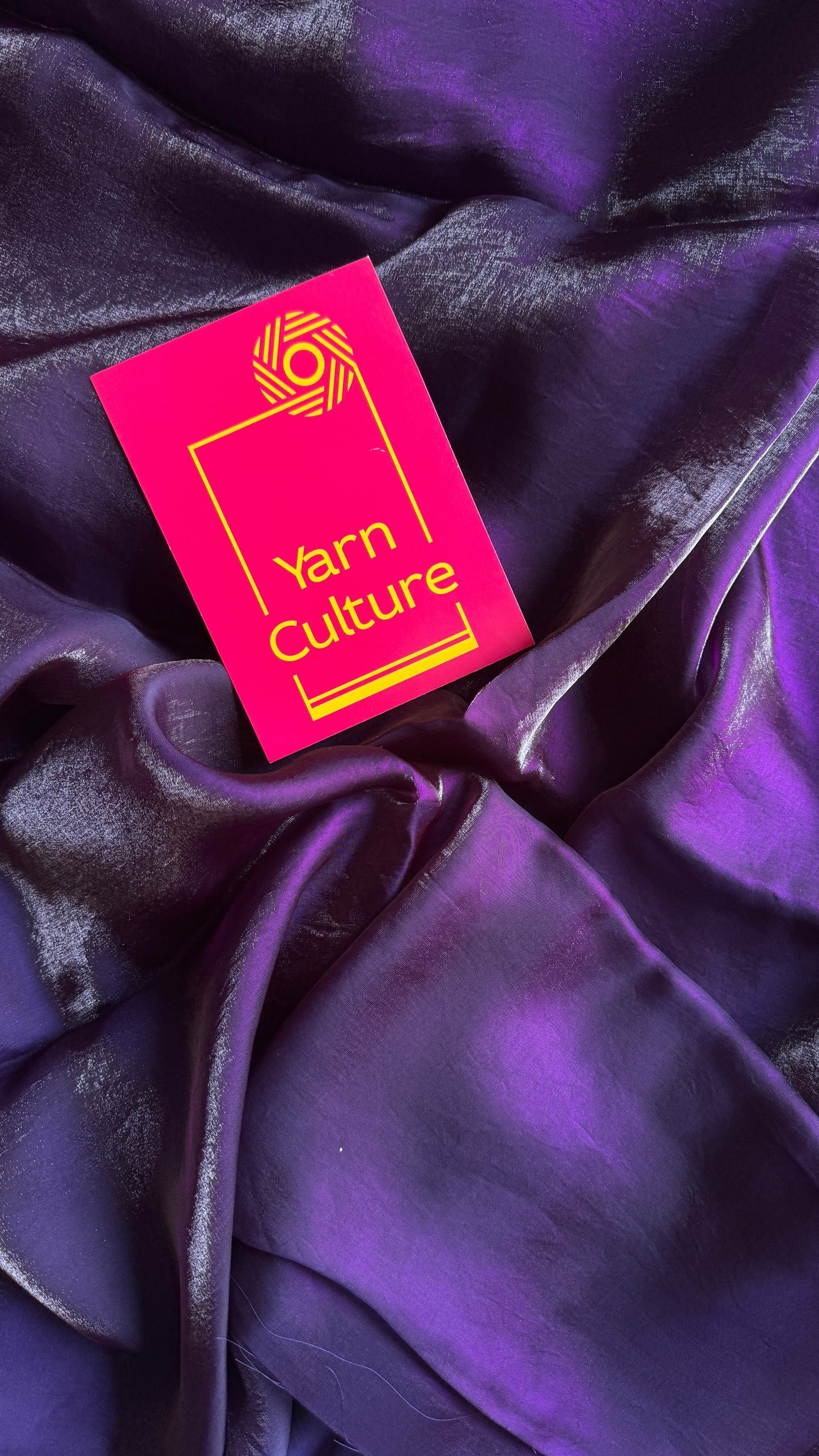 Grape Negroni - dark violet, velvet like dual tone, space silk