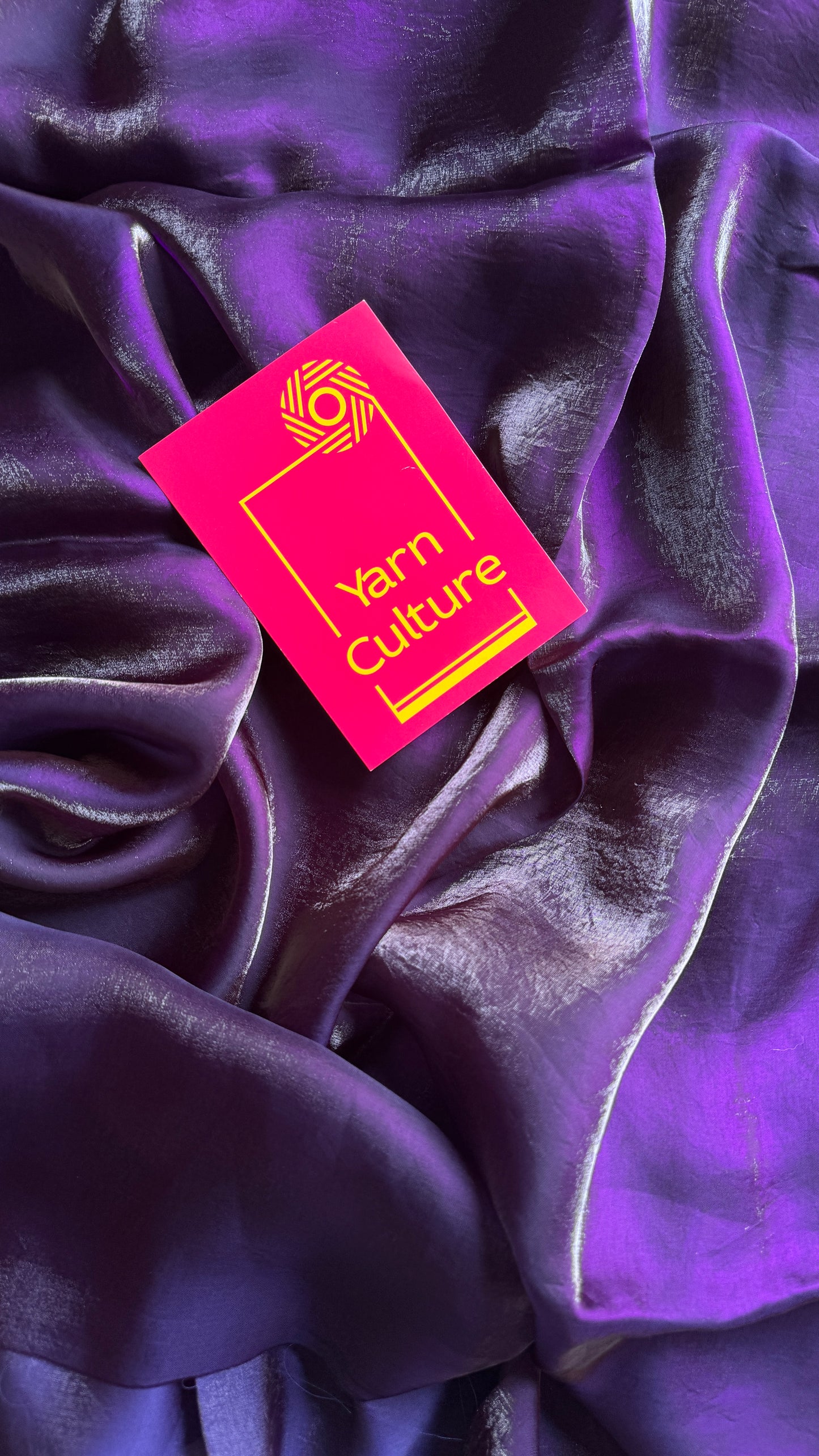Grape Negroni - dark violet, velvet like dual tone, space silk