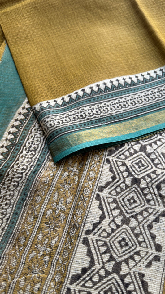 Chandna - Kota Doria with zari border