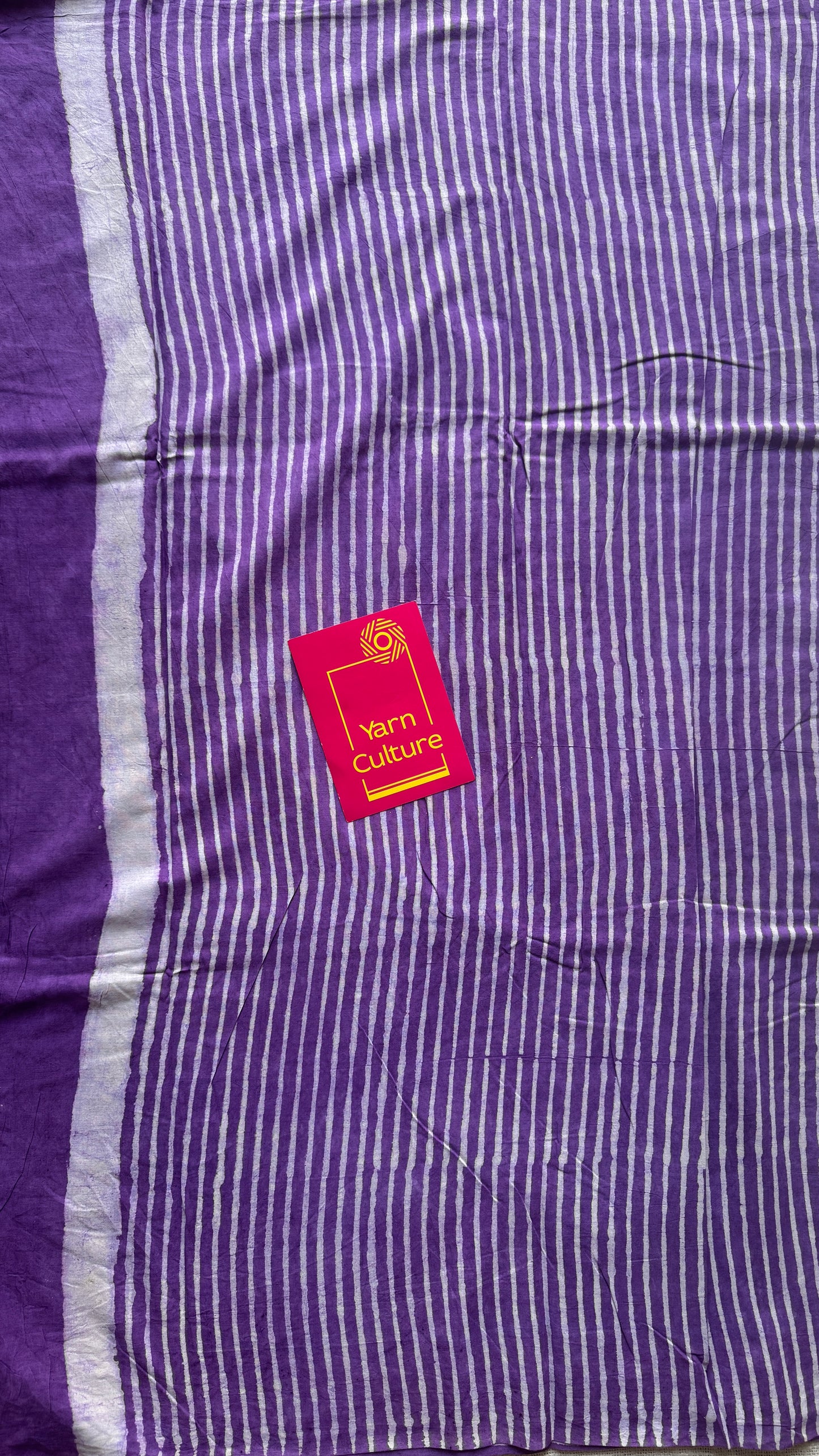 Violet hues - Bagru handblock print, Soft Cotton