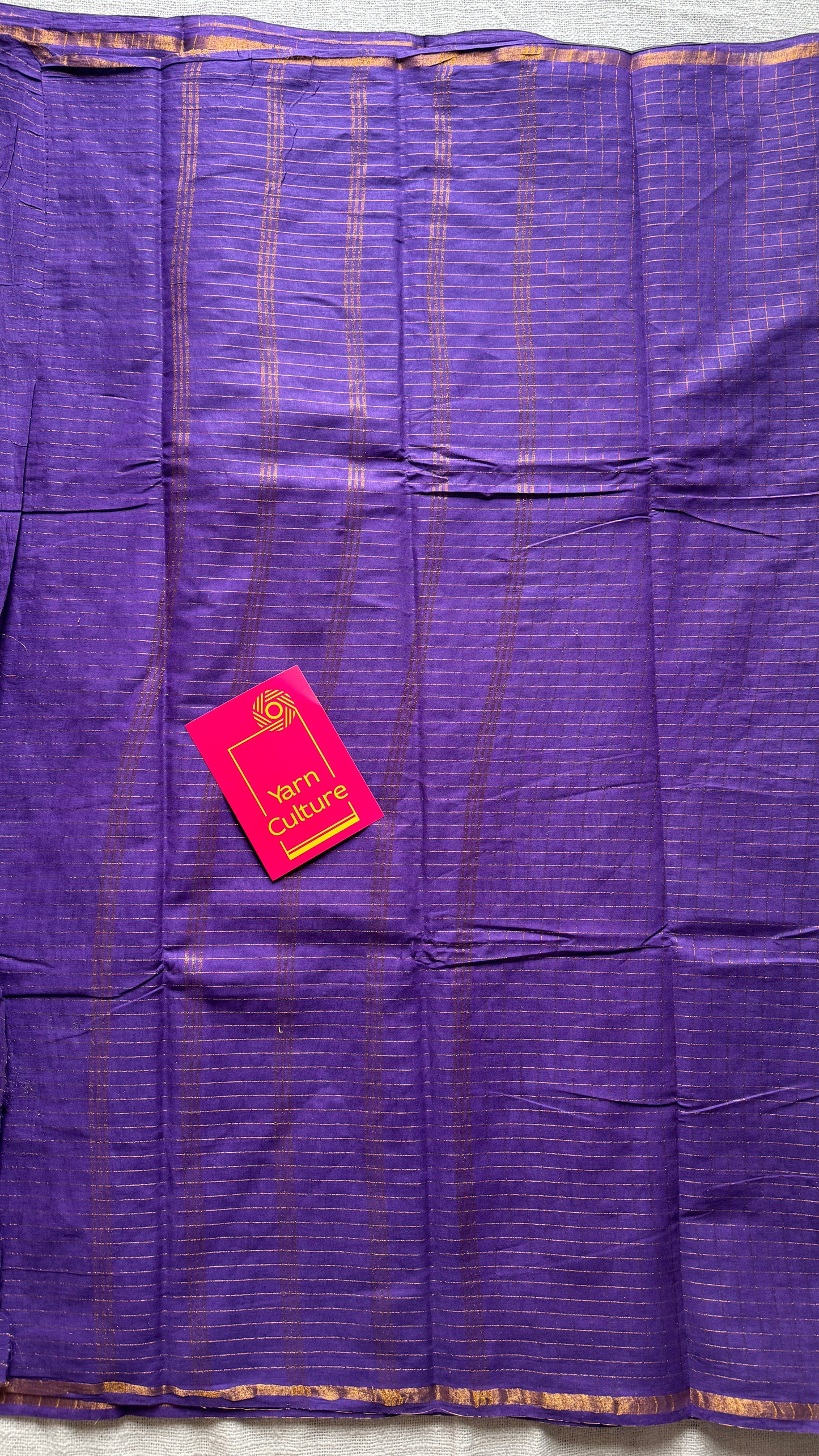 Violet mini kattam, sungudi cotton - YCMCMCS05